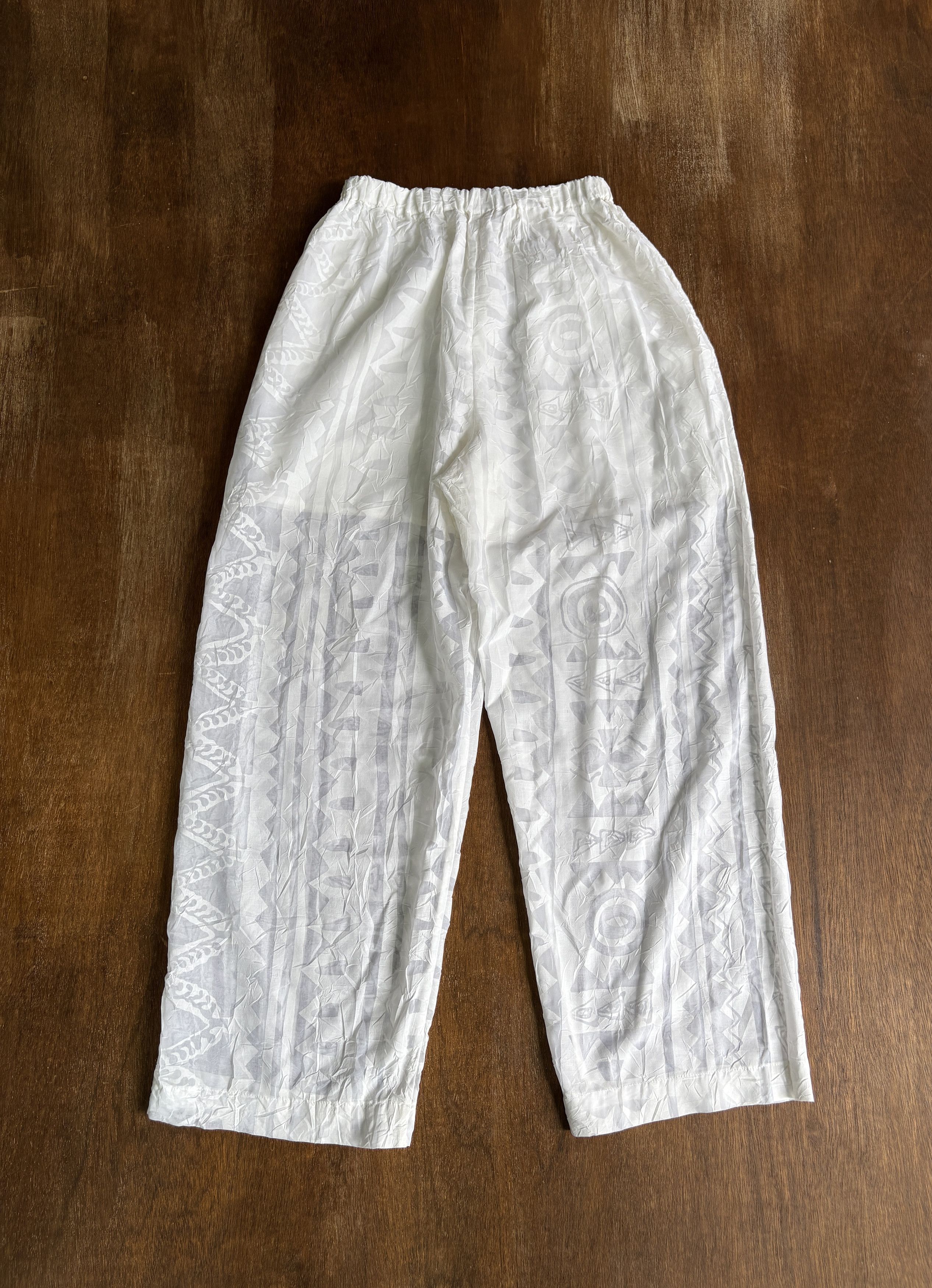 Issey Miyake ISSEY MIYAKE Permanente graphic fabric Size US 29 - 7 Thumbnail