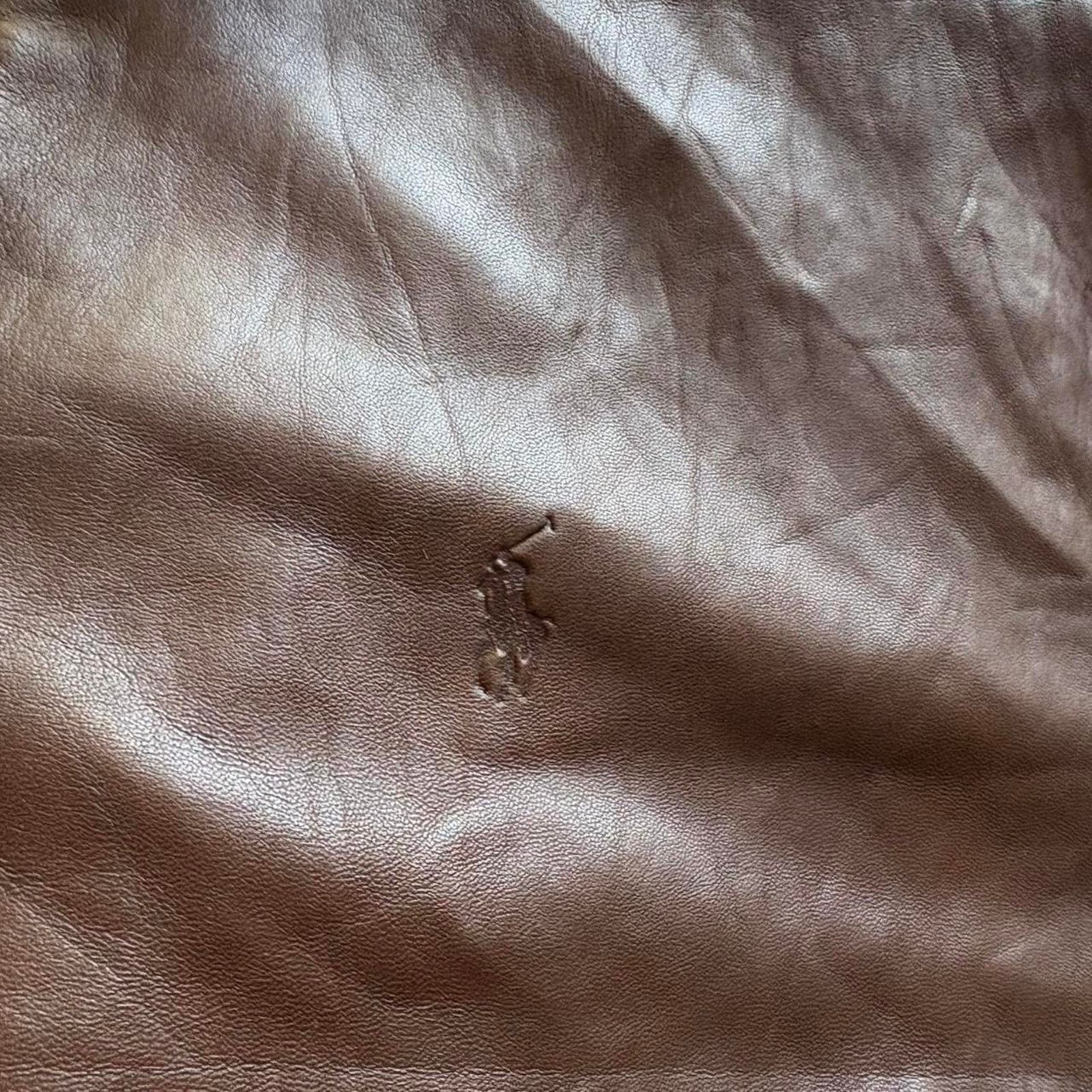 Polo Ralph Lauren Vintage polo ralph lauren brown lamb’s leather jacket plaid Size US XXL / EU 58 / 5 - 3 Thumbnail
