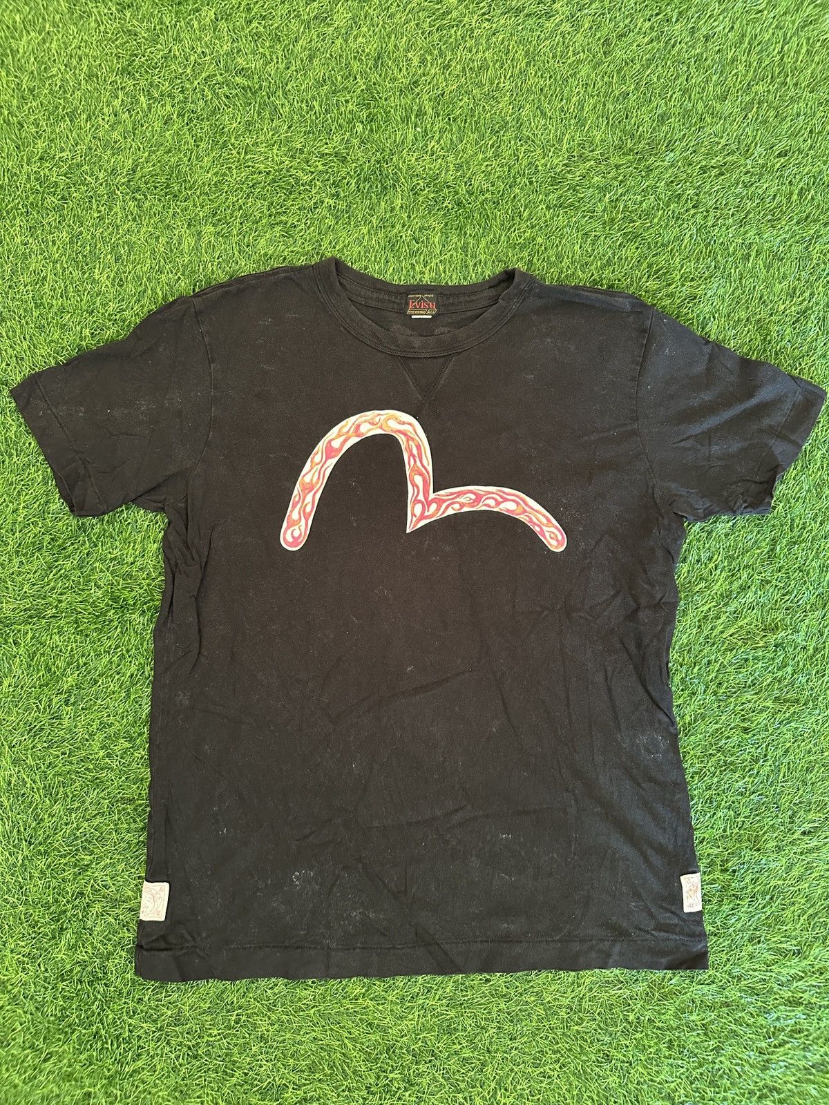 Evisu Vintage evisu flame tee shirt size XXL Size XXL / US 16-18 / IT 52-54 - 1 Thumbnail