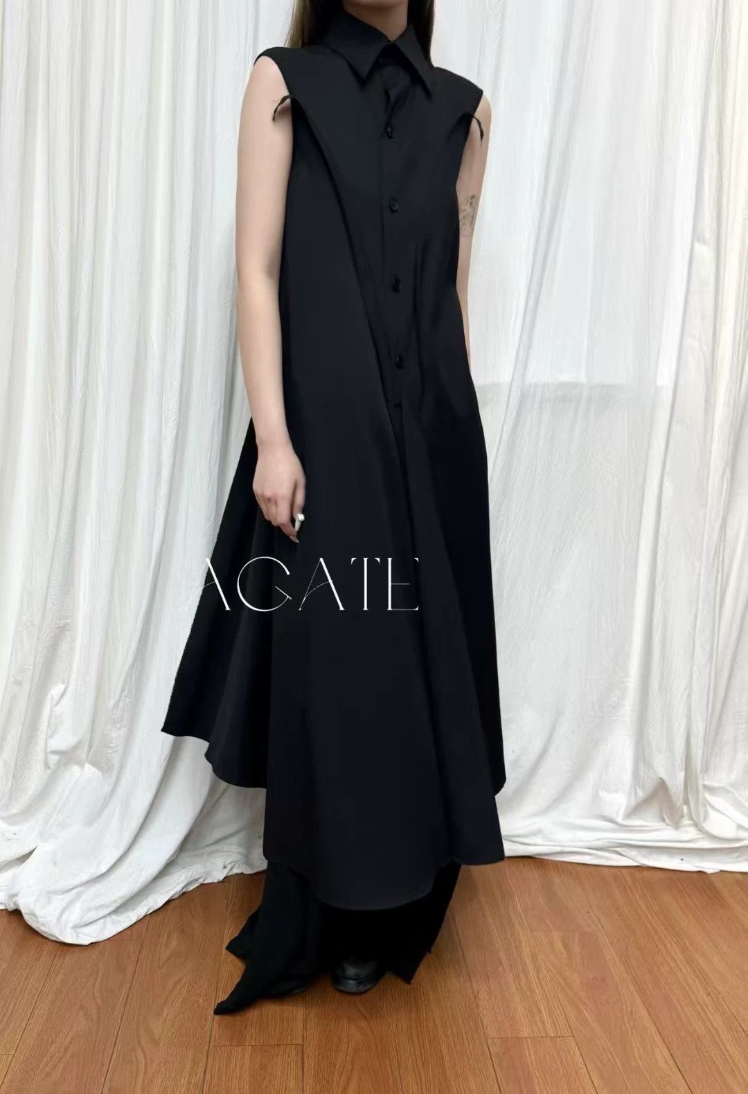 Yohji Yamamoto Yohji 11aw Wool Deconstructed Dress Size S / US 4 / IT 40 - 1 Thumbnail