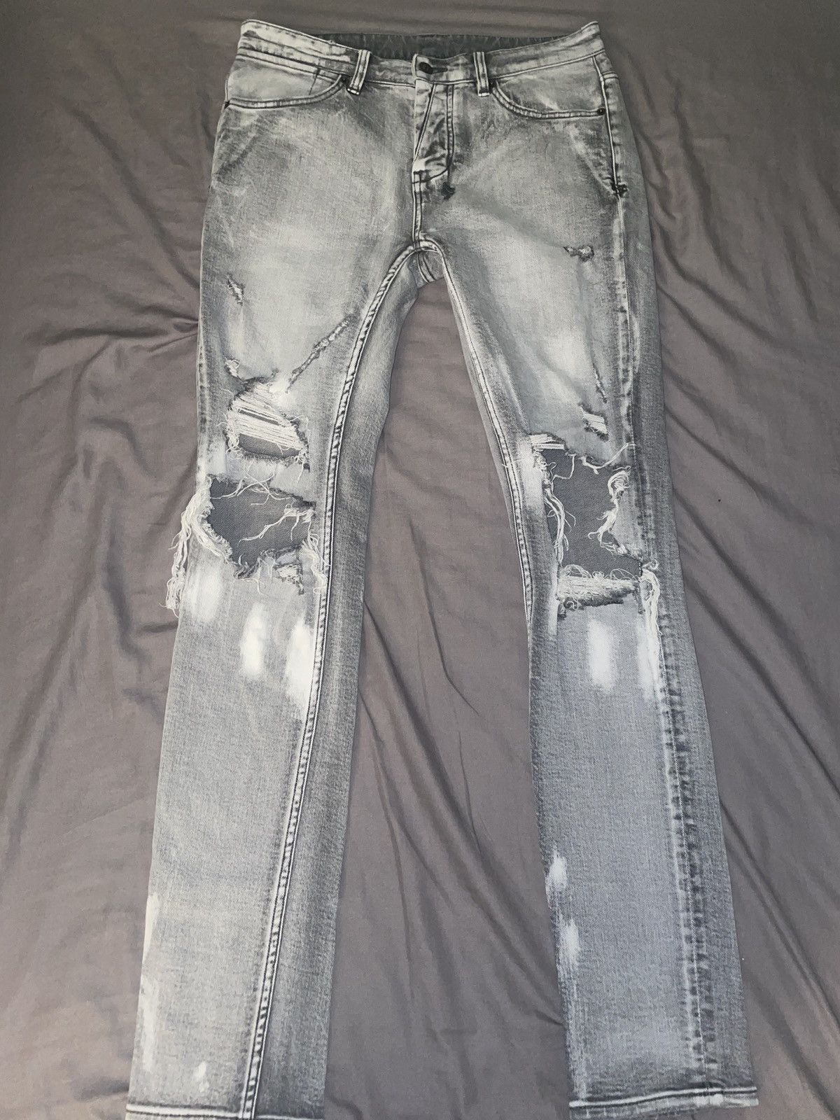 Ksubi Ksubi Gray Van Winkle Eratik Trashed Men’s Size 31 Size US 31 - 1 Thumbnail