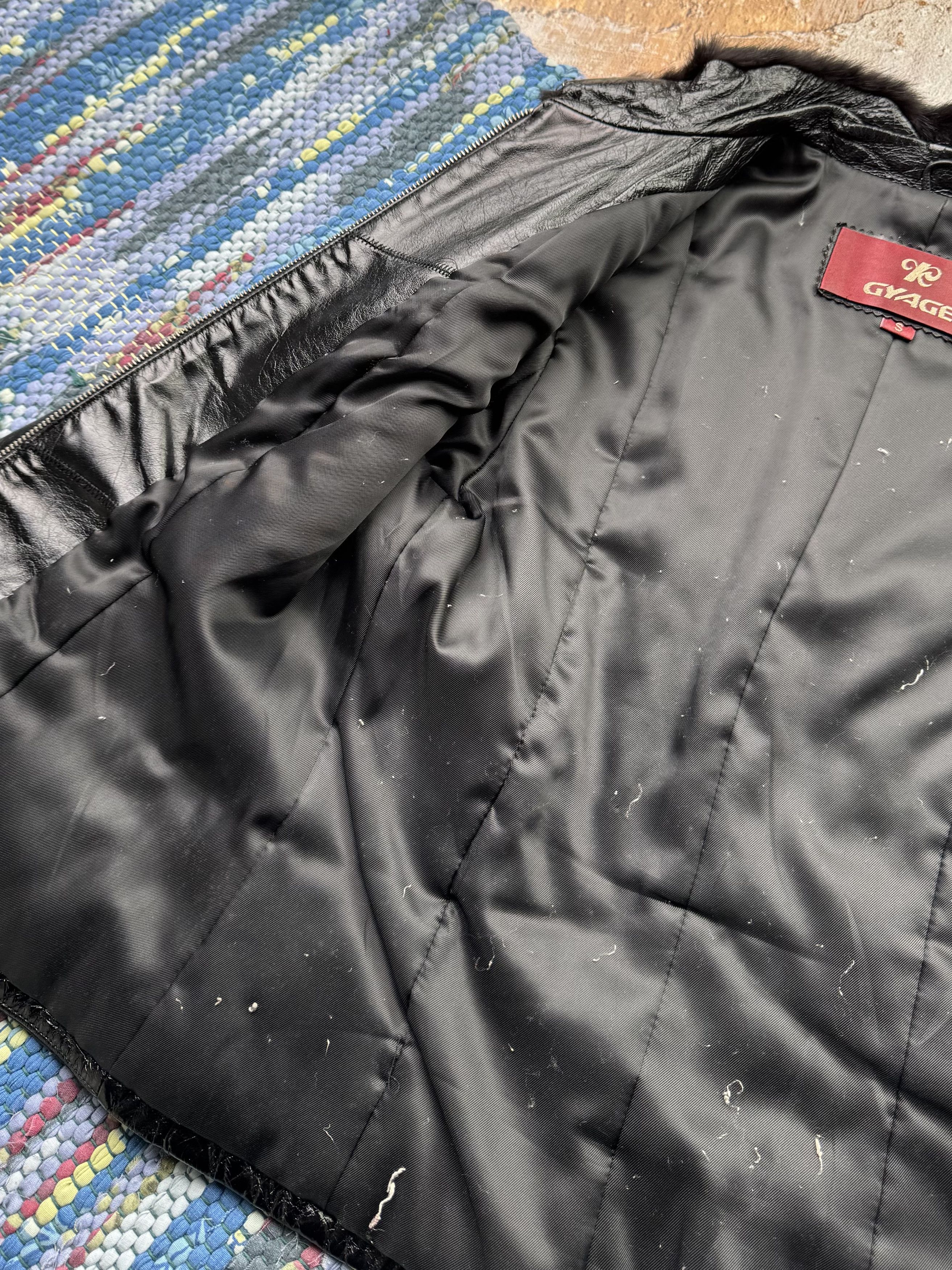 Vintage Vintage Cropped Real Fur/Leather Jacket A648D15(498) Size S / US 4 / IT 40 - 8 Thumbnail