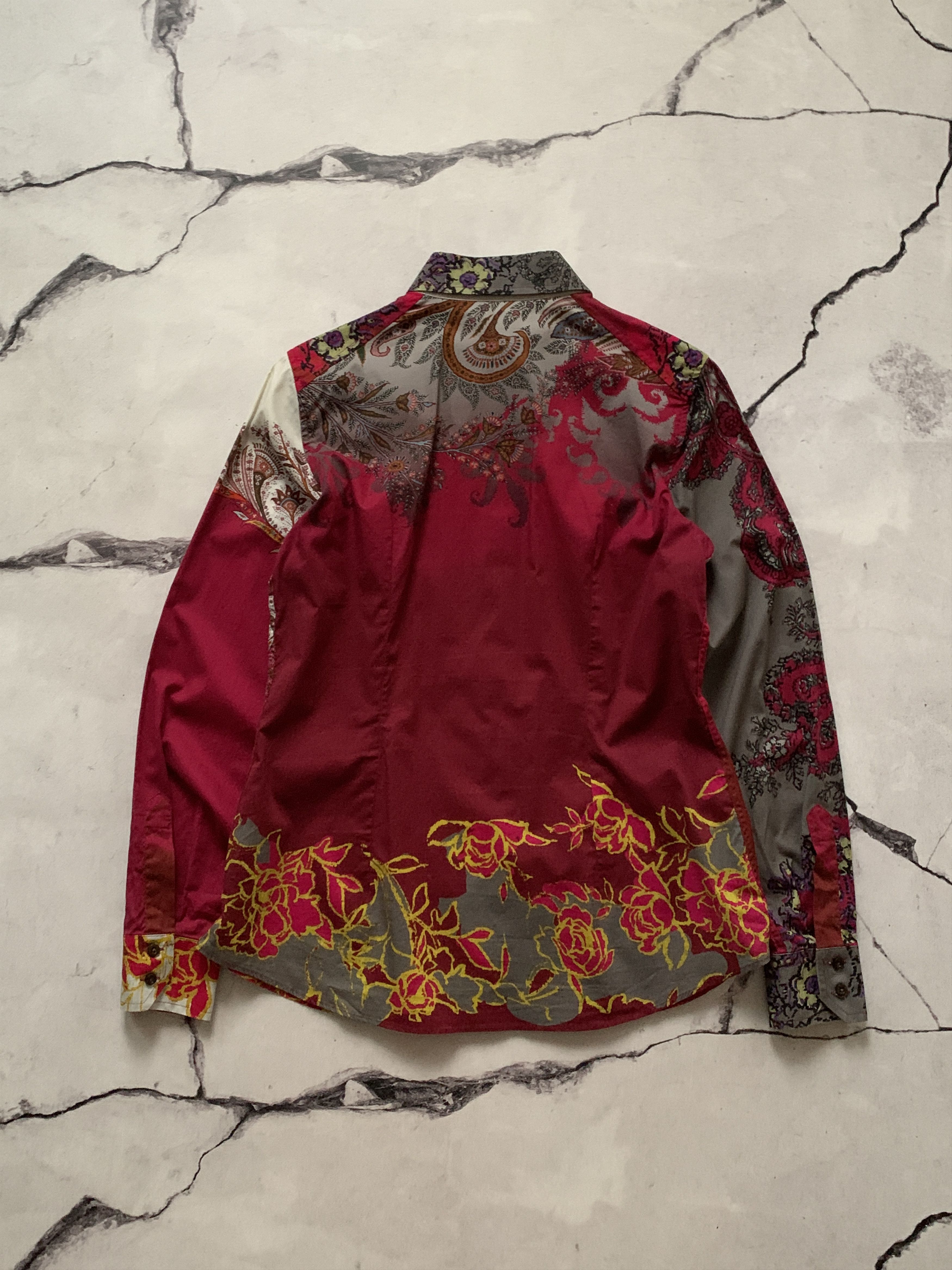 Etro Etro Women's Floral Blouse Top Multicolor Size 44 Italian Size M / US 6-8 / IT 42-44 - 3 Thumbnail