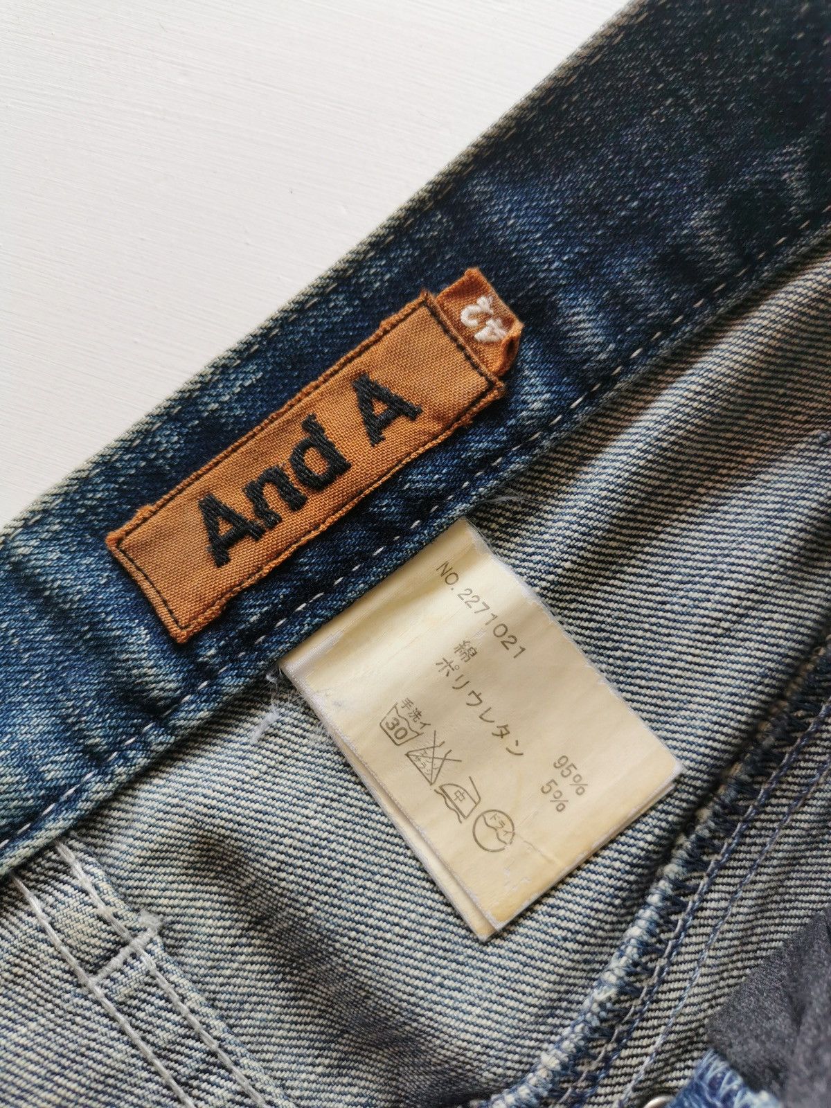 And A And A Japan Showed Zipper Mud Wash Skinny Jeans Punk Size US 32 / EU 48 - 9 Thumbnail