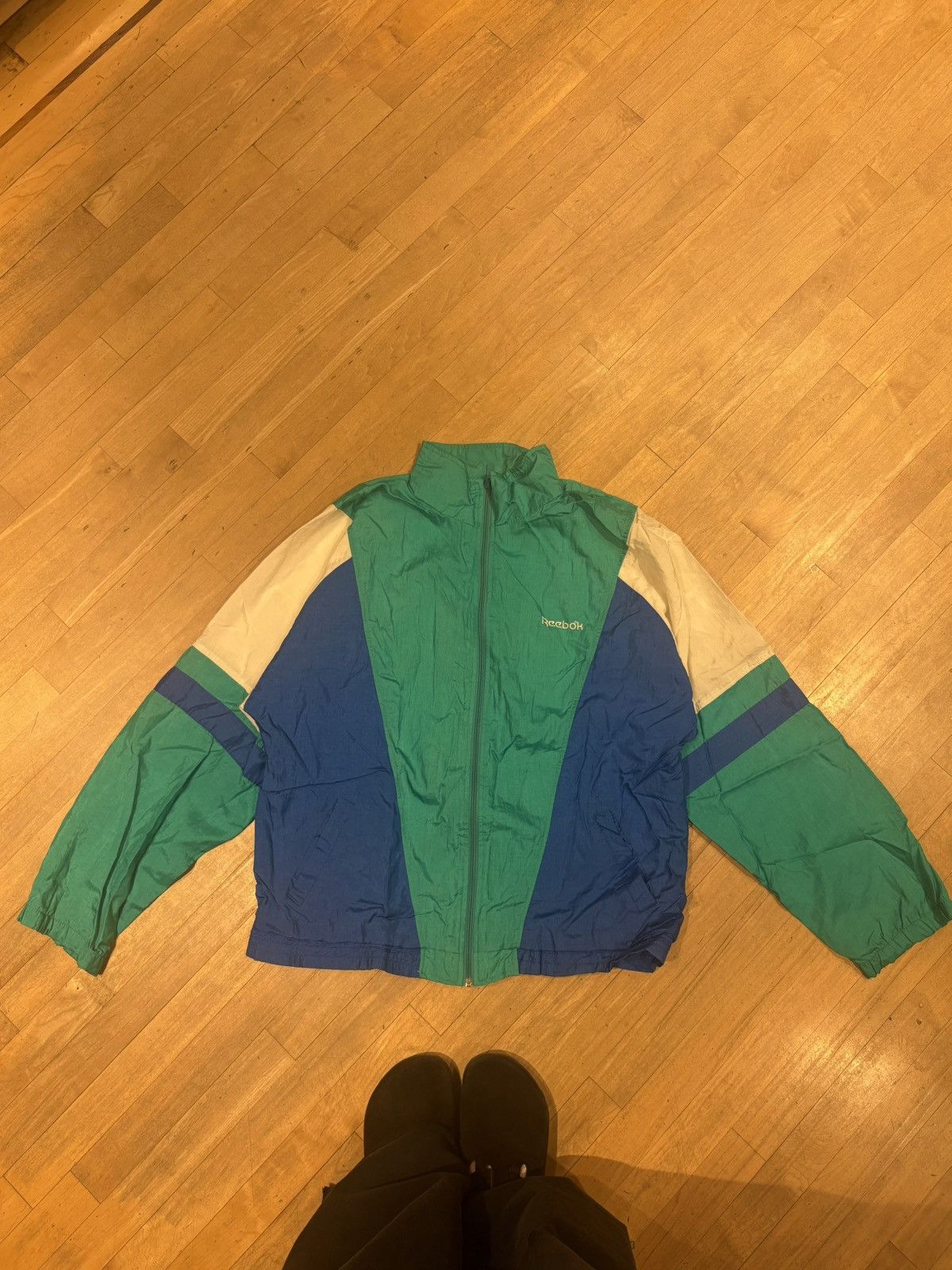 Reebok Vintage reebok windbreaker Size US L / EU 52-54 / 3 - 1 Thumbnail