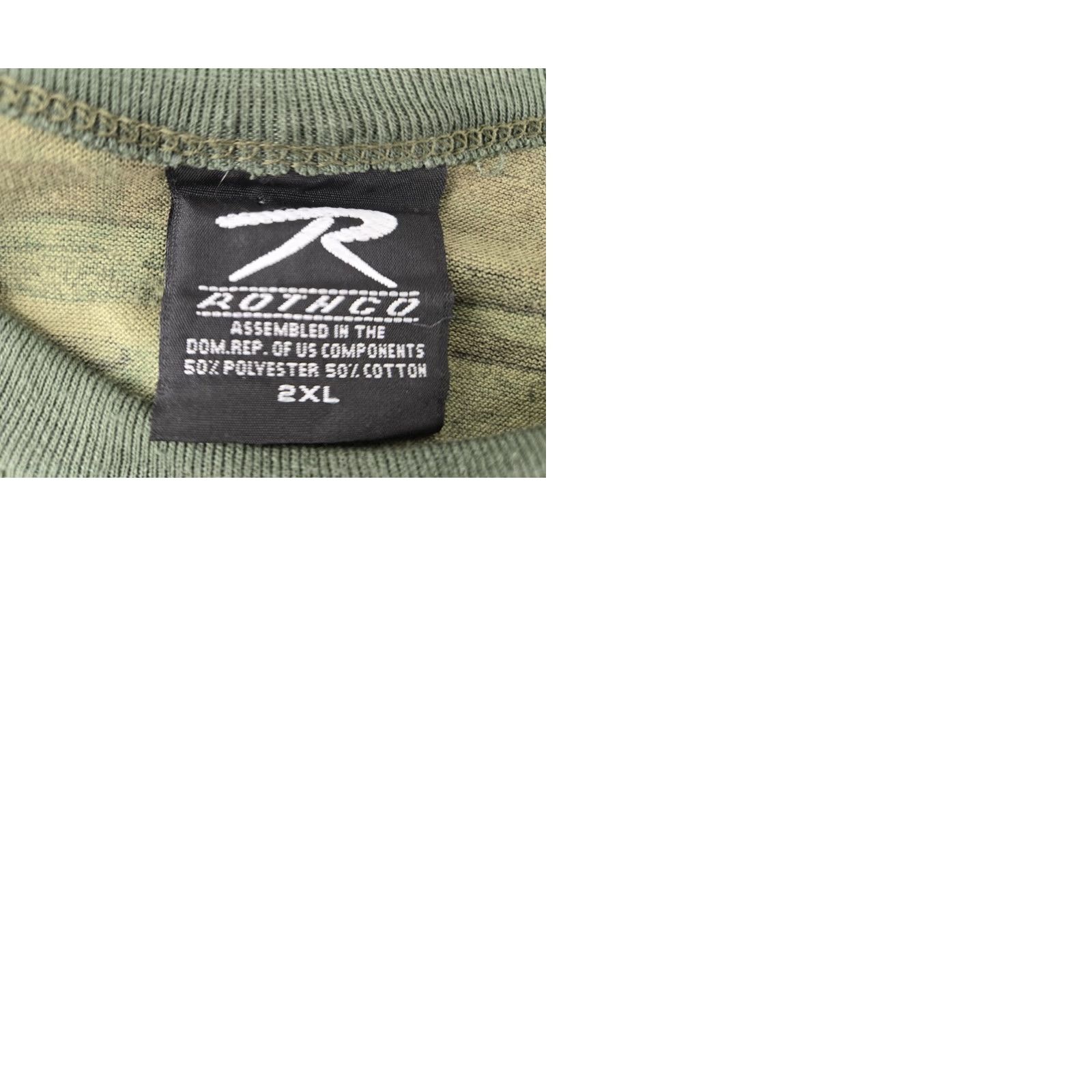 Rothco Rothco Camo Shirt Mens 2XL Woodland Basic Training Camp Business Administration Shirt Size US XXL / EU 58 / 5 - 9 Thumbnail