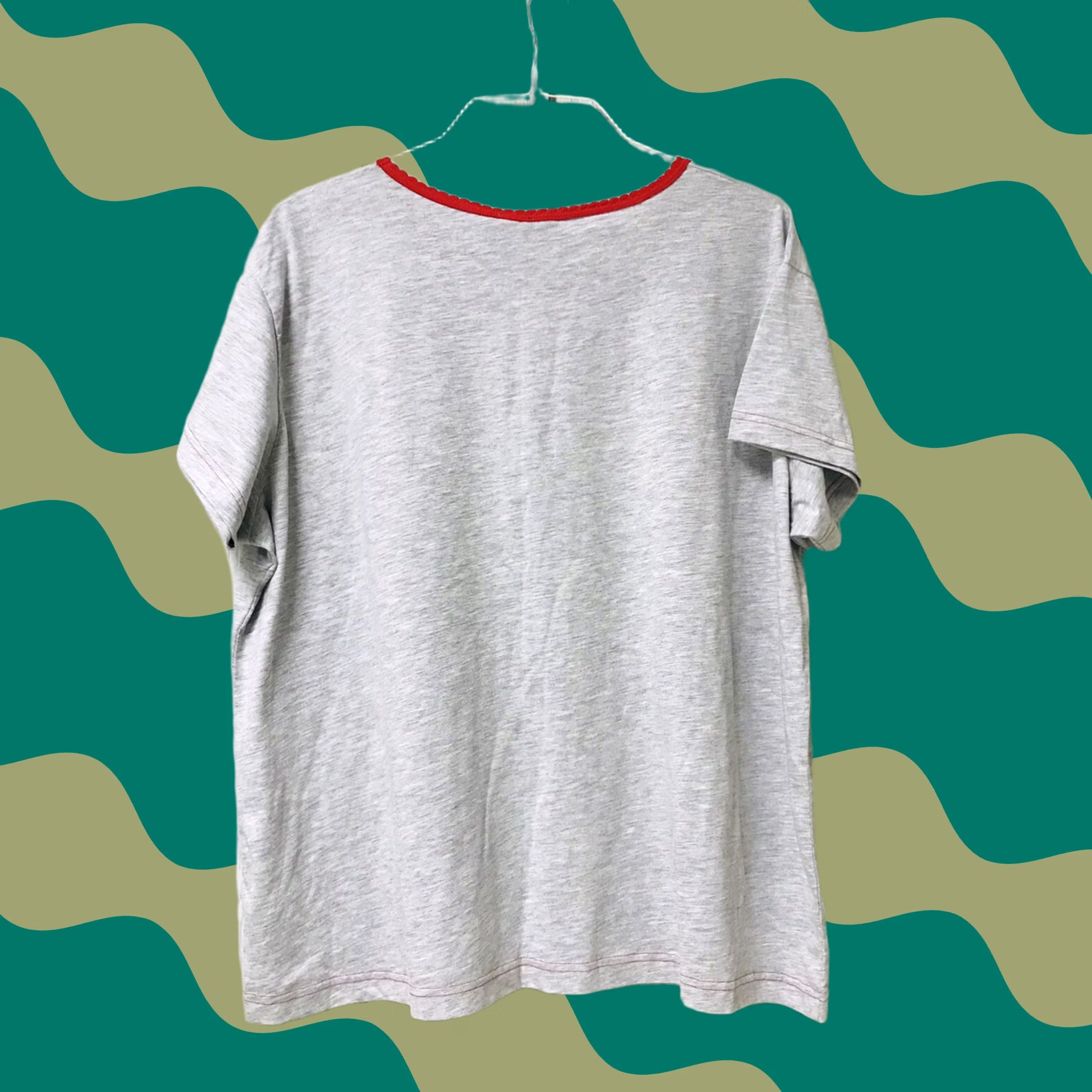 Disney VINTAGE Disney Women Gray Mickey Mouse Graphic Sleep T-Shirt Plus Size 3X (22-24) Size XXL / US 16-18 / IT 52-54 - 1 Thumbnail