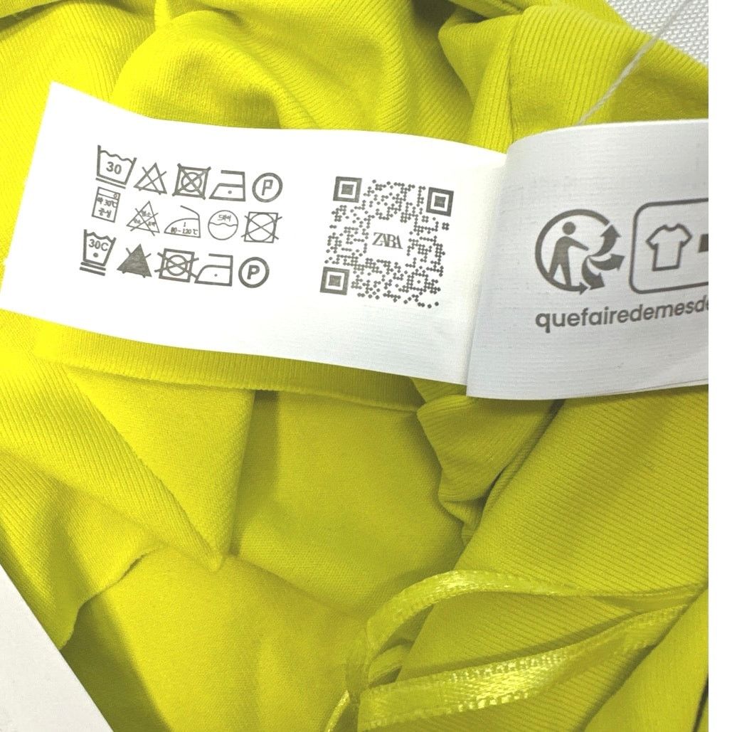 Zara Zara Yellow Bodysuit Snap Thong Crop Top Womens Juniors sz M Size M / US 6-8 / IT 42-44 - 5 Thumbnail
