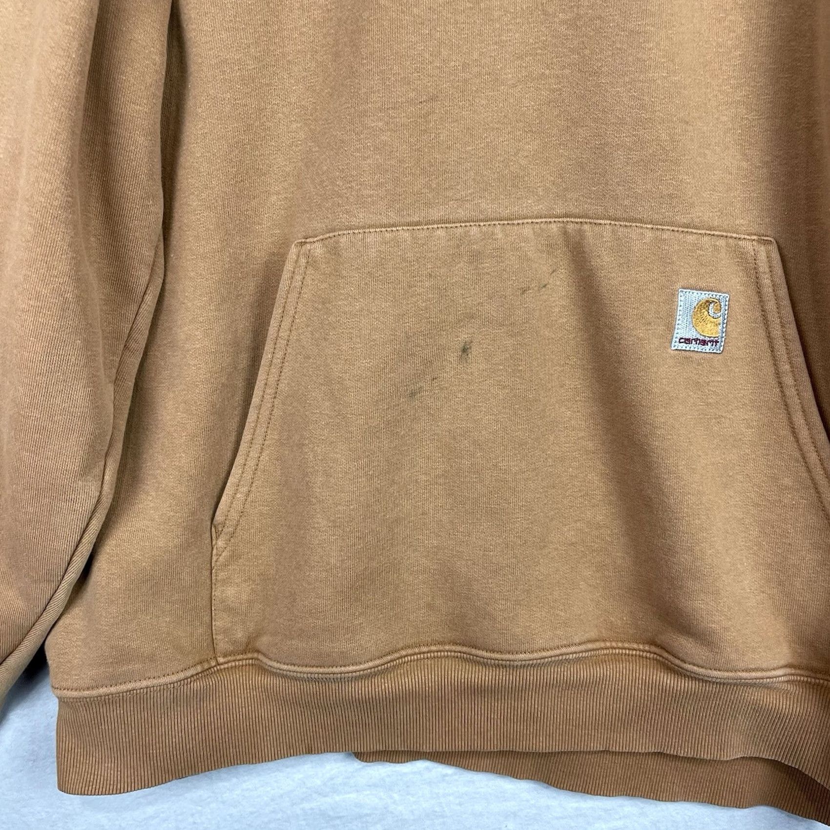 Carhartt VINTAGE Carhartt Hoodie Mens XL Brown Heavyweight Sweatshirt Fleece K184 BRN Y2K Size US XL / EU 56 / 4 - 3 Thumbnail