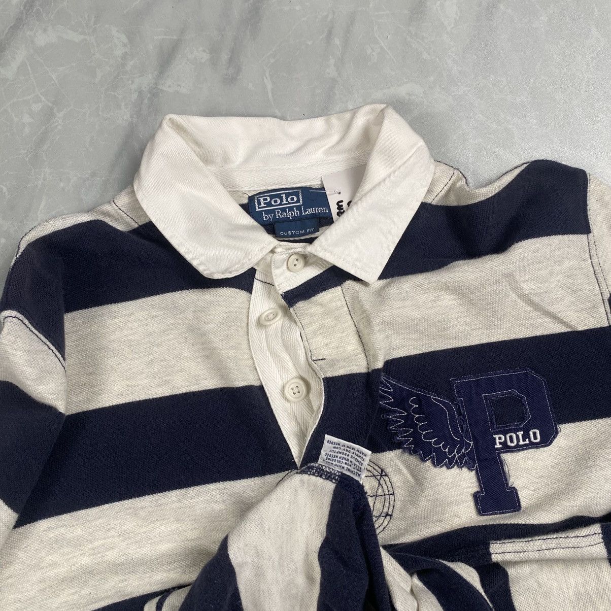 Polo Ralph Lauren Rare Vintage 90s Polo RL P Wing Polos Tee Size US M / EU 48-50 / 2 - 4 Thumbnail