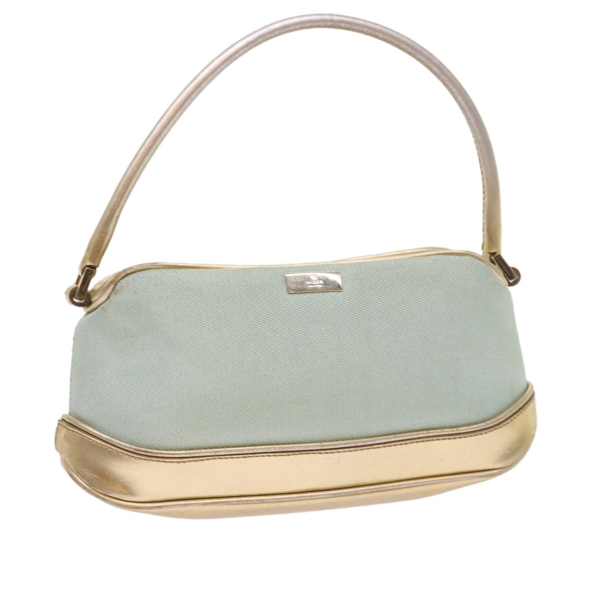image of Gucci Hand Bag Nylon Canvas Light Blue 039 1133 Auth 54352, Women's