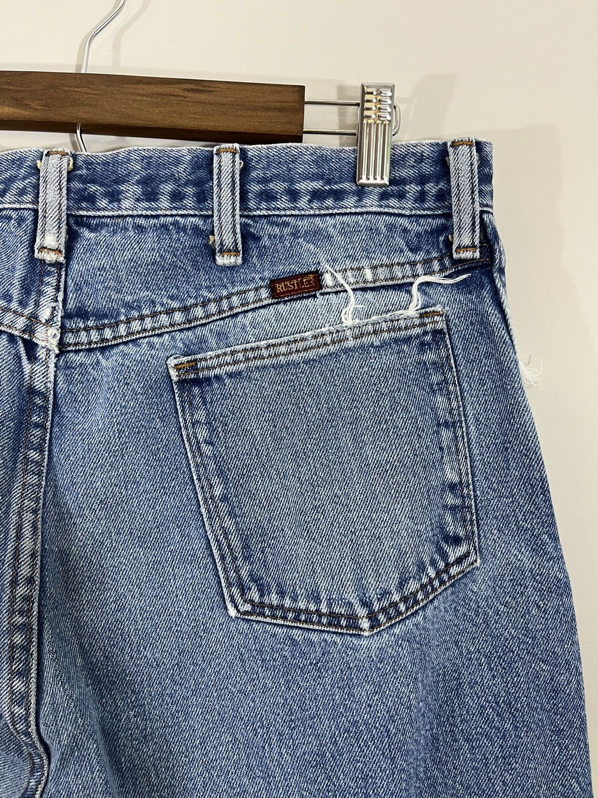 Vintage Sun Faded Thrashed Perfect Wash Distressed Jeans Size US 32 / EU 48 - 14 Thumbnail