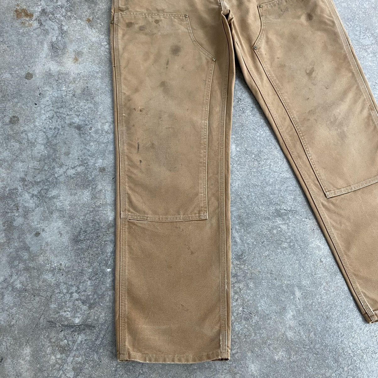 Carhartt VTG Carhartt Double Knee Faded Tan Dirty Carpenter Pants Size US 34 / EU 50 - 7 Thumbnail