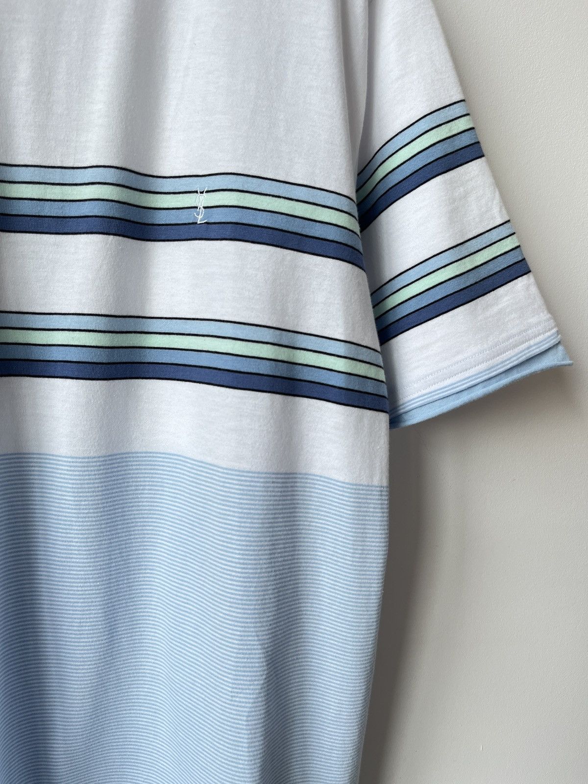 Yves Saint Laurent Yves Saint Laurent Striped T-shirt 90s Y2K Paris France Size US L / EU 52-54 / 3 - 8 Thumbnail