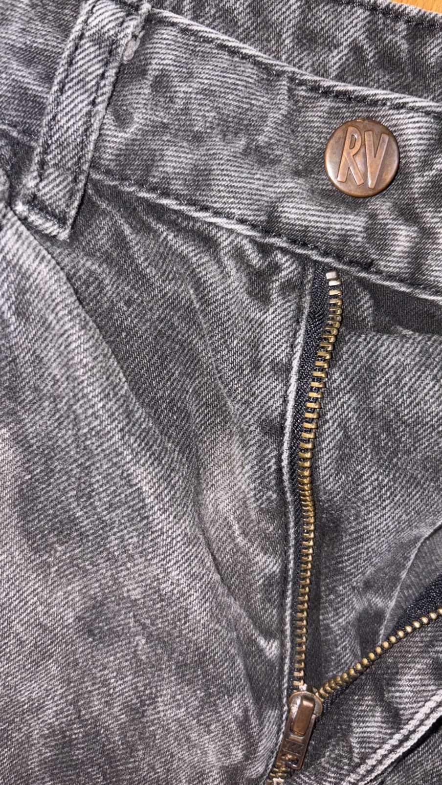 Beauty Beast × Vintage 🔥Vintage RECLAIMED black eye print jeans super unique design Size US 29 - 3 Thumbnail