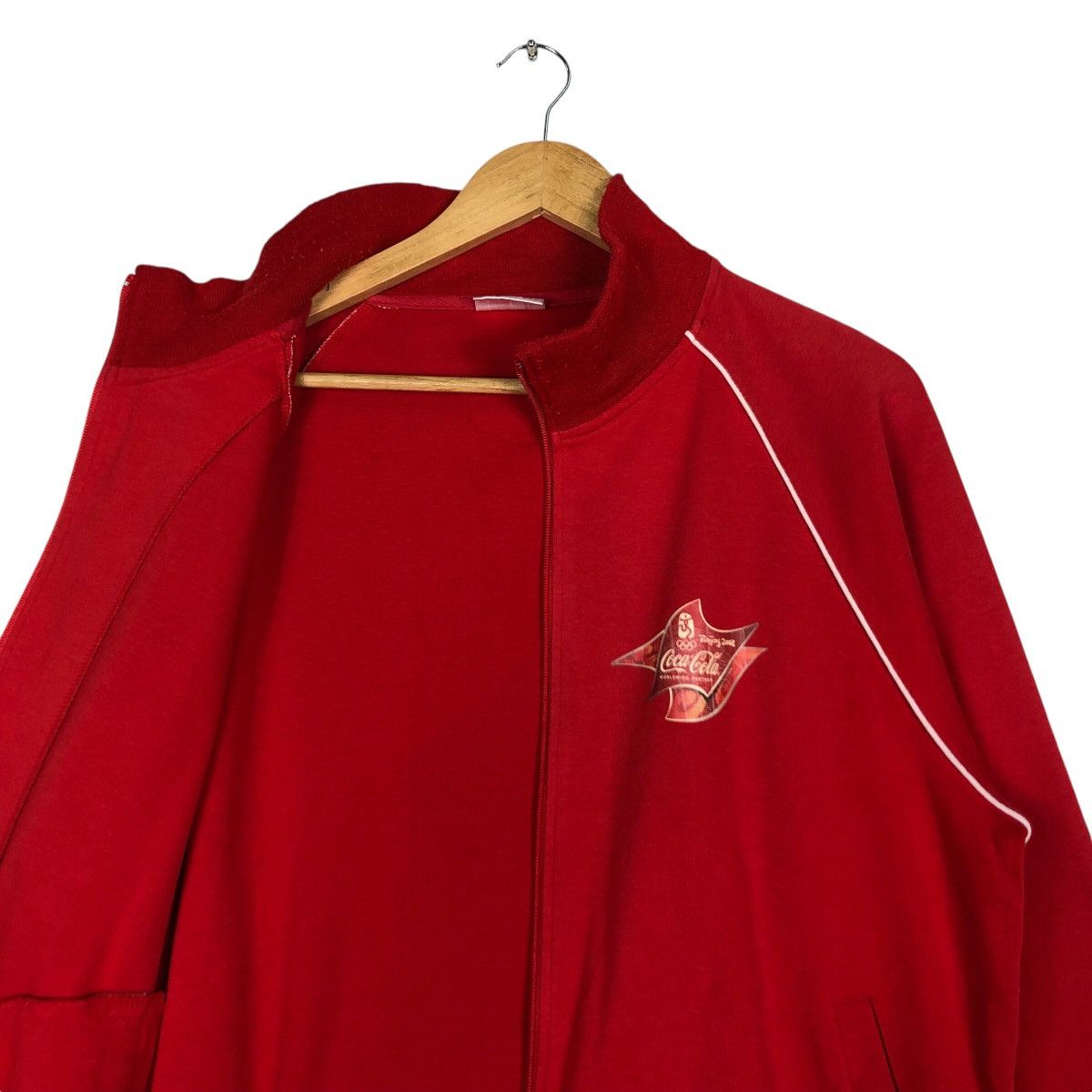 Coca Cola × Japanese Brand × Vintage Vintage Coca Cola Sweater Jacket 90s Rare Streetwear Size US M / EU 48-50 / 2 - 10 Thumbnail