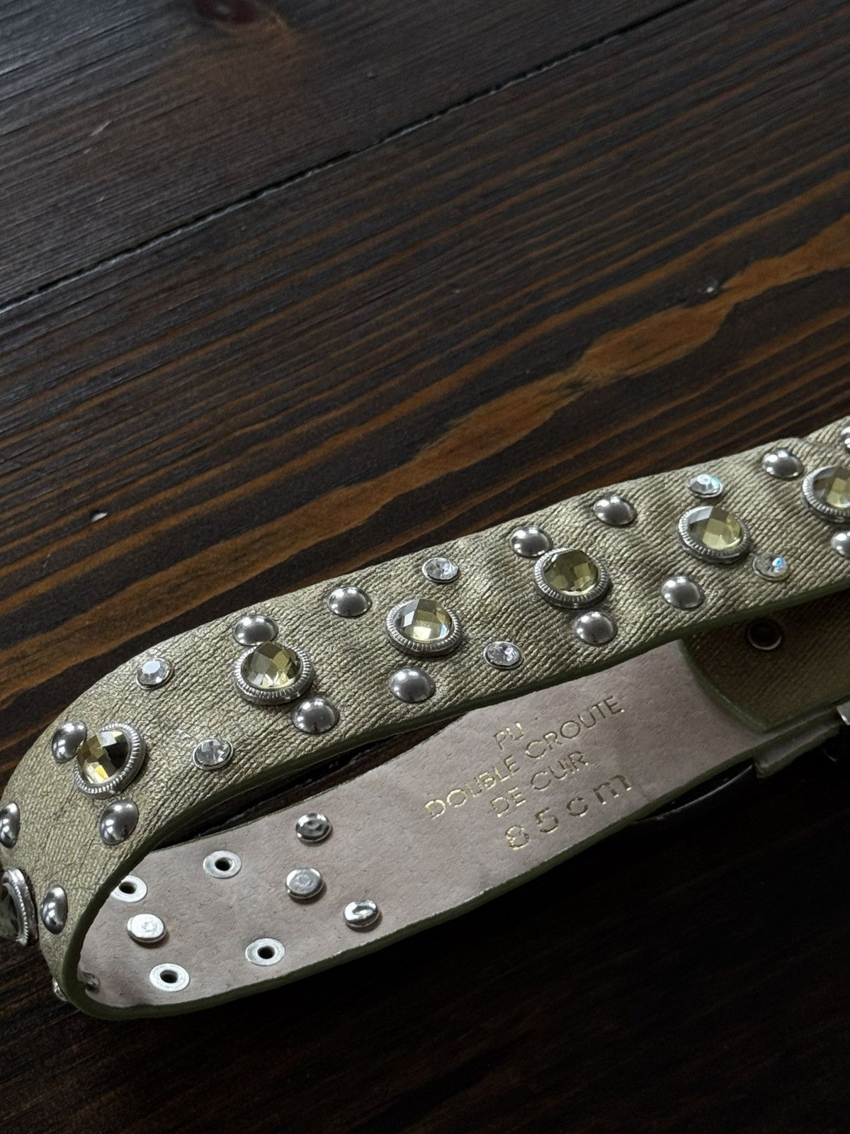 Vintage Belts Y2K Bb.Simon Style Punk Cotton belt Japanese