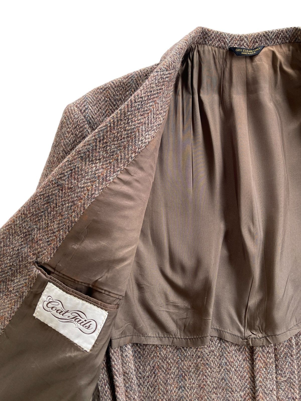 Harris Tweed Harris Tweed Scottish Wool Coat Size US L / EU 52-54 / 3 - 6 Thumbnail