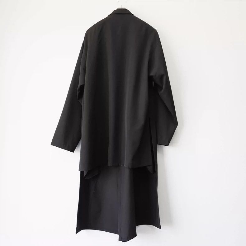 Yohji Yamamoto YohjiYamamoto 2017SS long front short back coat-2505 Size US L / EU 52-54 / 3 - 5 Thumbnail