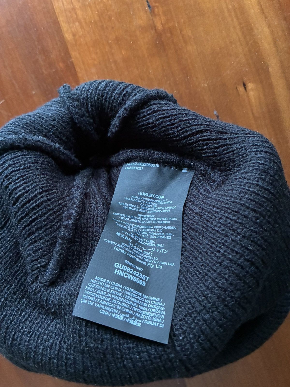 Hurley Hurley beanie new with tags Size ONE SIZE - 3 Thumbnail