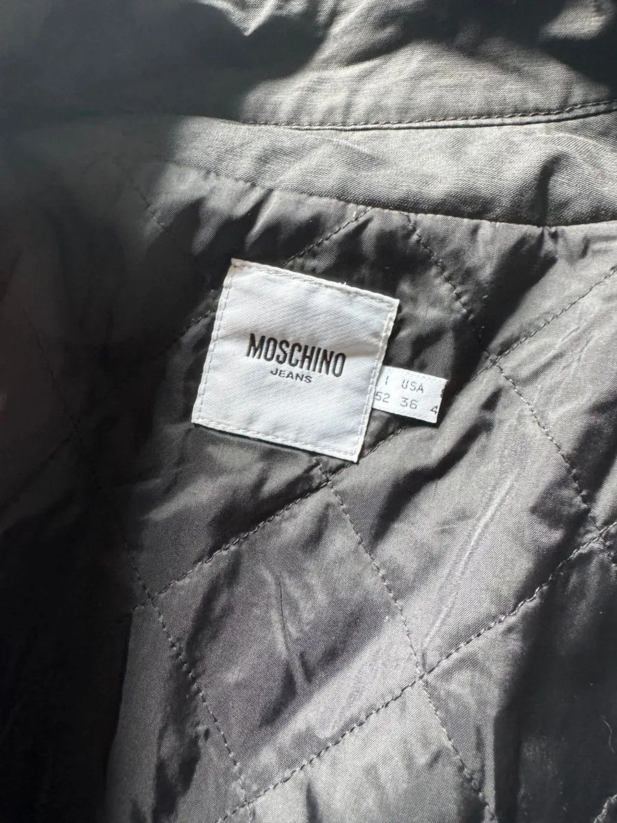 2000s Moschino Black Light Racing Utility Jacket