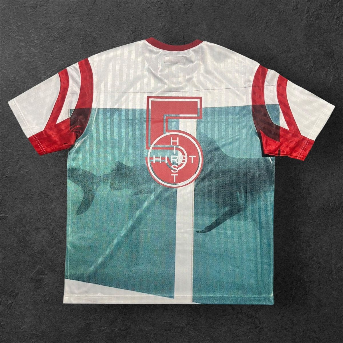 Damien Hirst × Supreme SUPREME DAMIEN HIRST SOCCER JERSEY 'WHITE' SIZE M Size US M / EU 48-50 / 2 - 5 Thumbnail