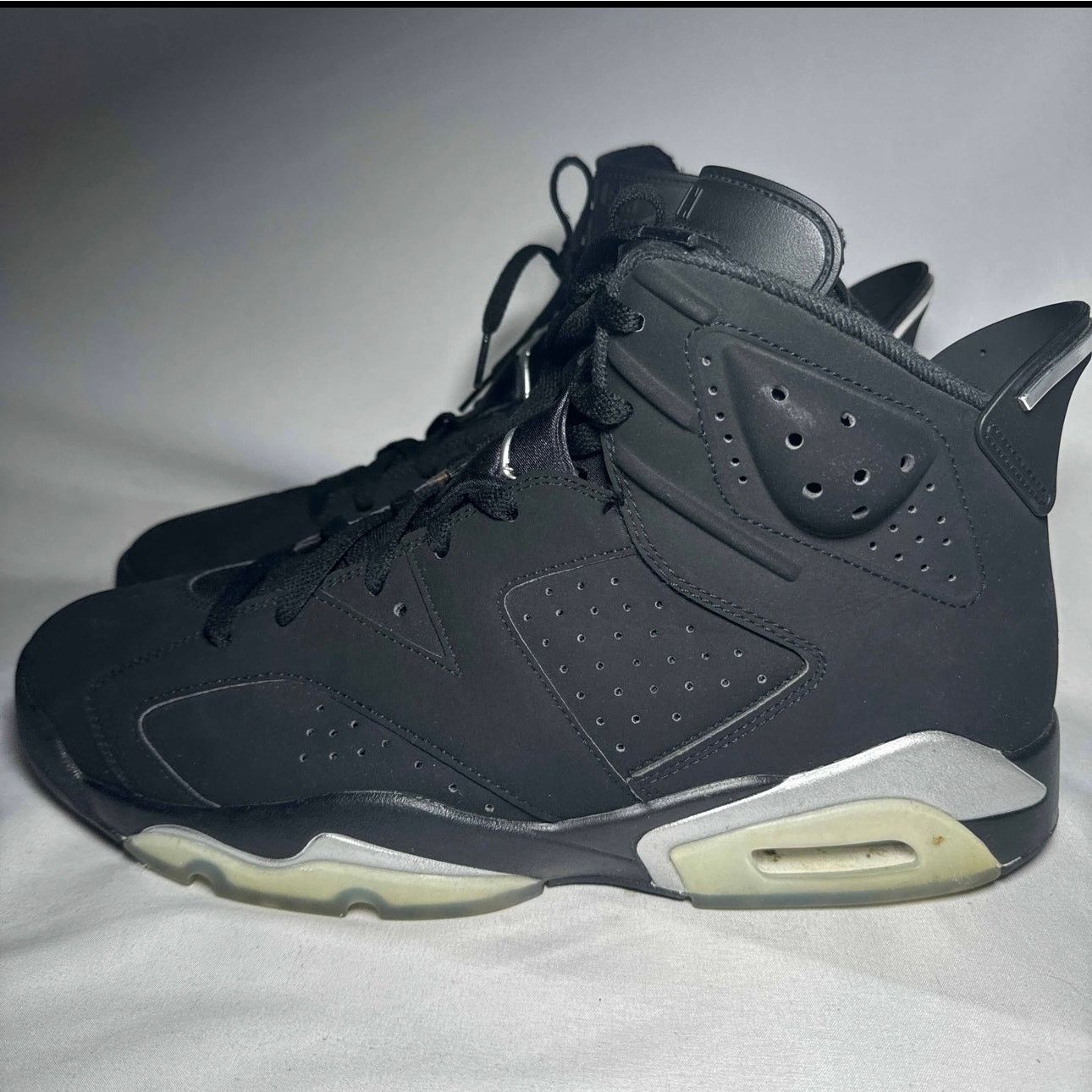 Jordan Brand × Nike Size 12 Nike Air Jordan 6 Retro Chrome Men's Shoes Ships Now Size US 12 / EU 45 - 8 Thumbnail