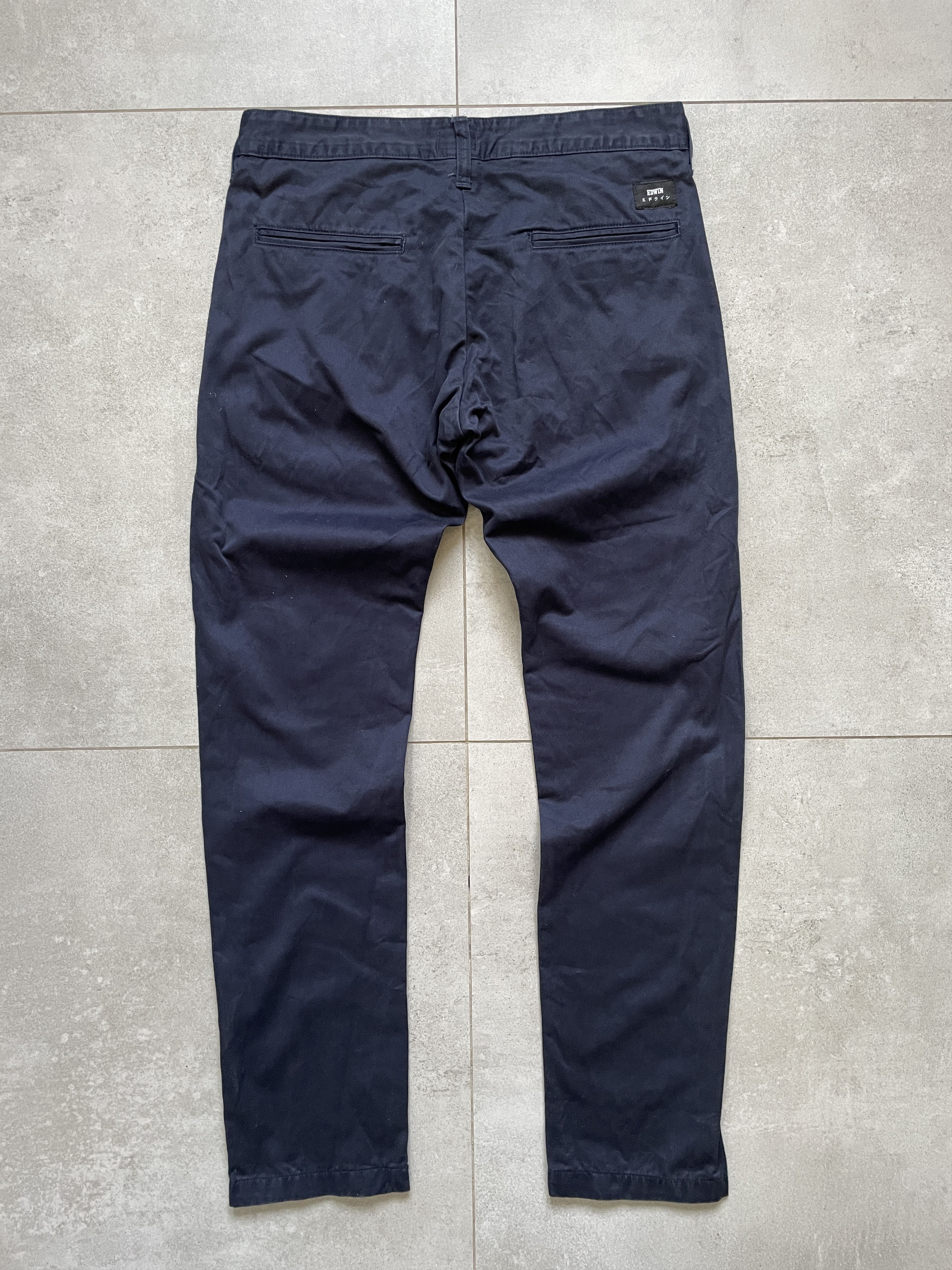 Edwin EDWIN MADE IN JAPAN NAVY CHINO 55 PANTS Size US 30 / EU 46 - 1 Thumbnail