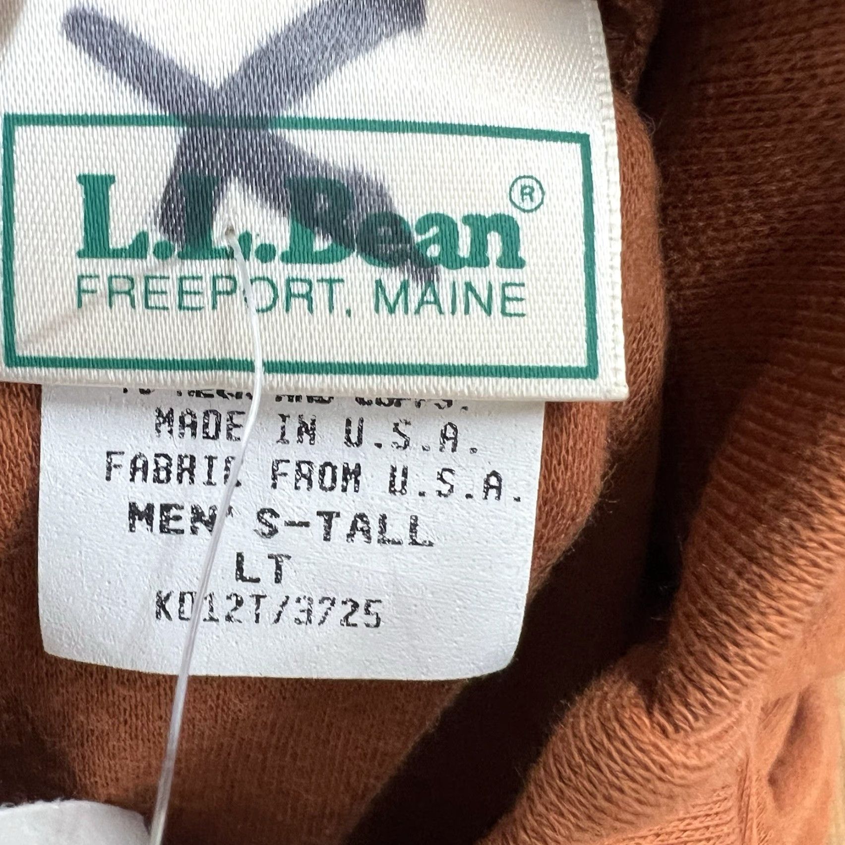 Vintage LL Bean Shirt Mens LT Tall Amber Stretch Soft High Neck Long Sleeve US Made Size US L / EU 52-54 / 3 - 5 Thumbnail