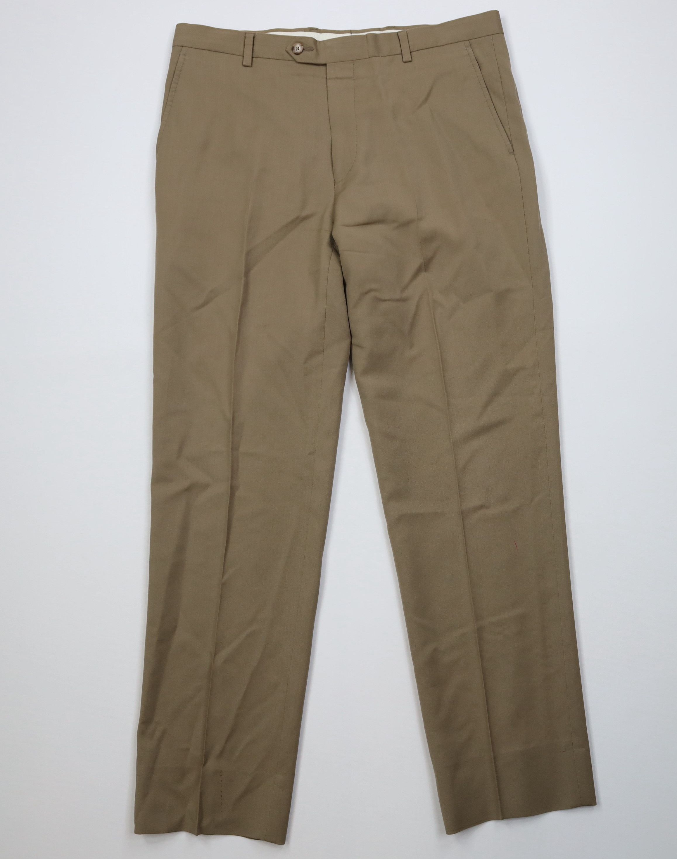 Jos. A. Bank Jos A Bank Executive Tailored Fit Wool Knit Chino Pants Size US 33 - 1 Thumbnail