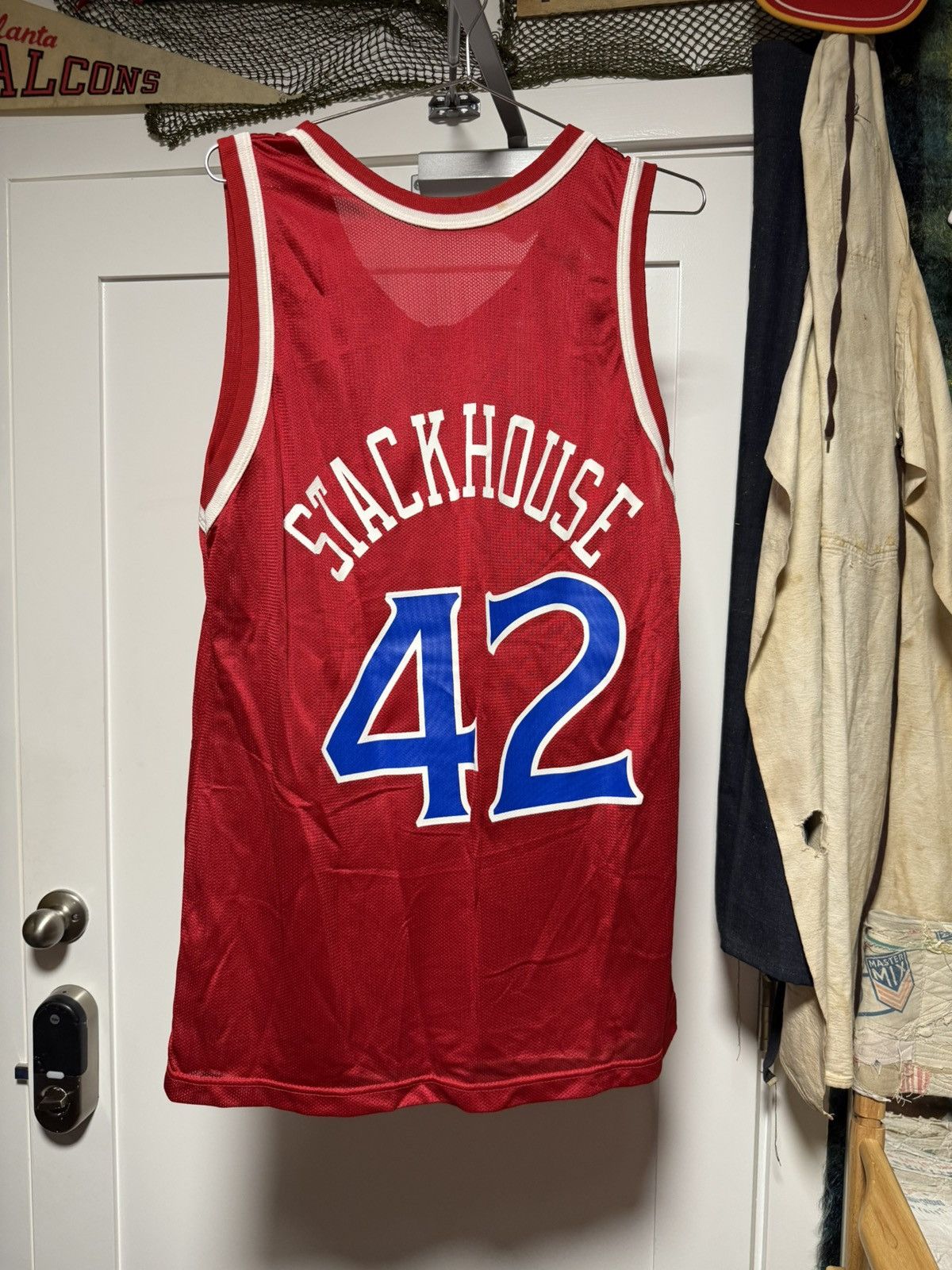NBA 1990s Jerry Stackhouse Sixers Jersey Size US S / EU 44-46 / 1 - 2 Thumbnail