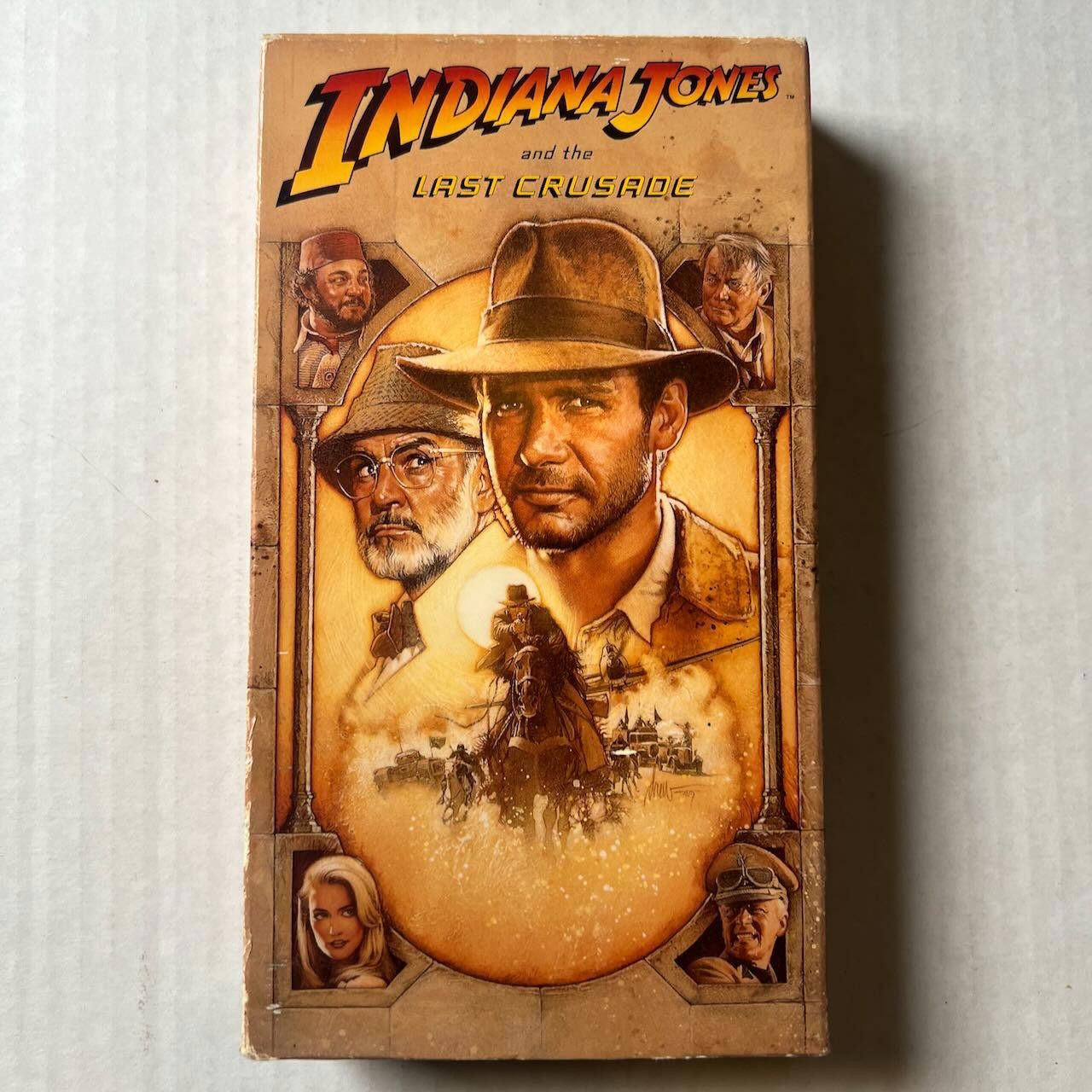 Designer VTG Indiana Jones and the Last Crusade VHS 1989 Size ONE SIZE - 1 Thumbnail