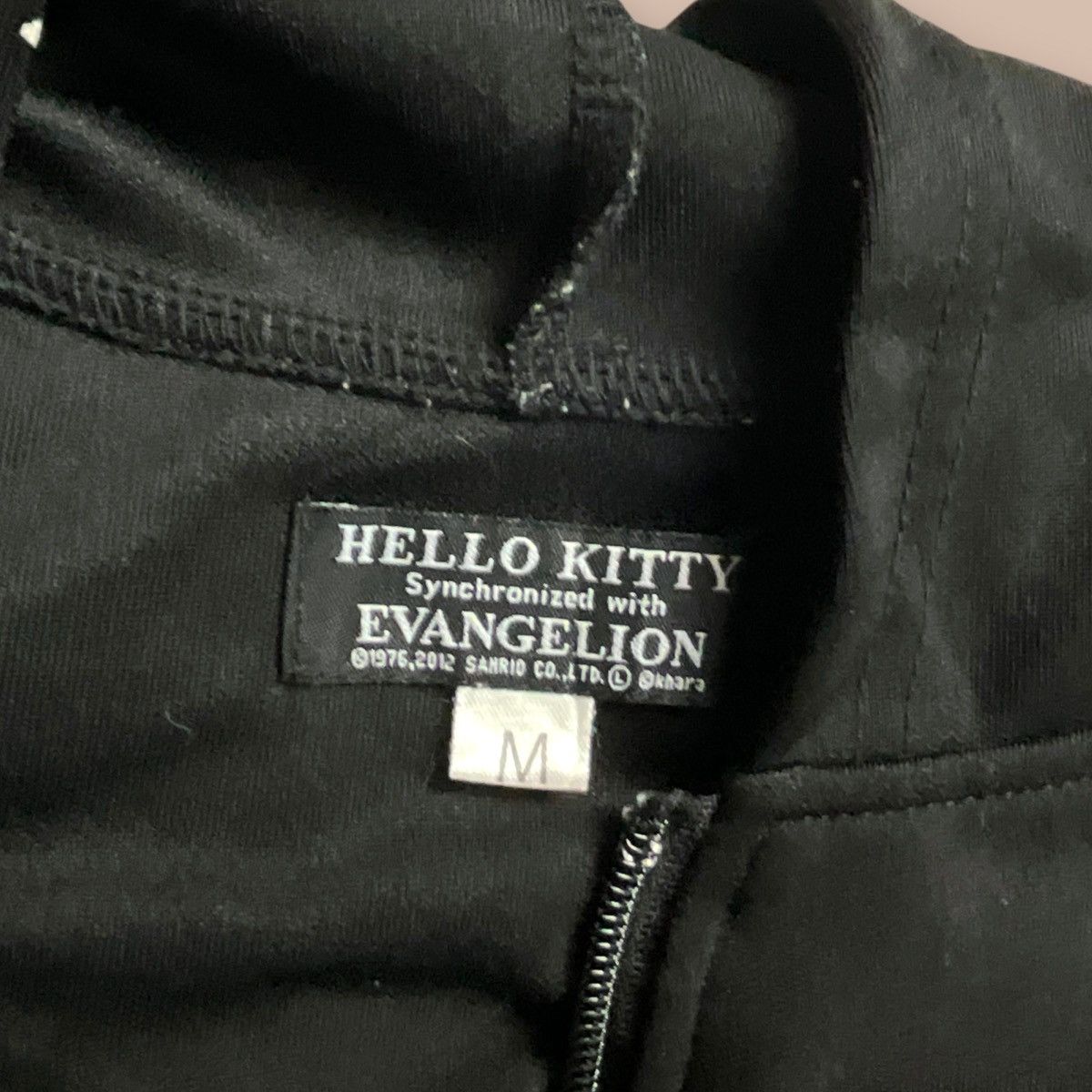 Anime 2012 Hello Kitty x Evangelion Nerv Zipper Polyester Hoodie Size US M / EU 48-50 / 2 - 14 Thumbnail