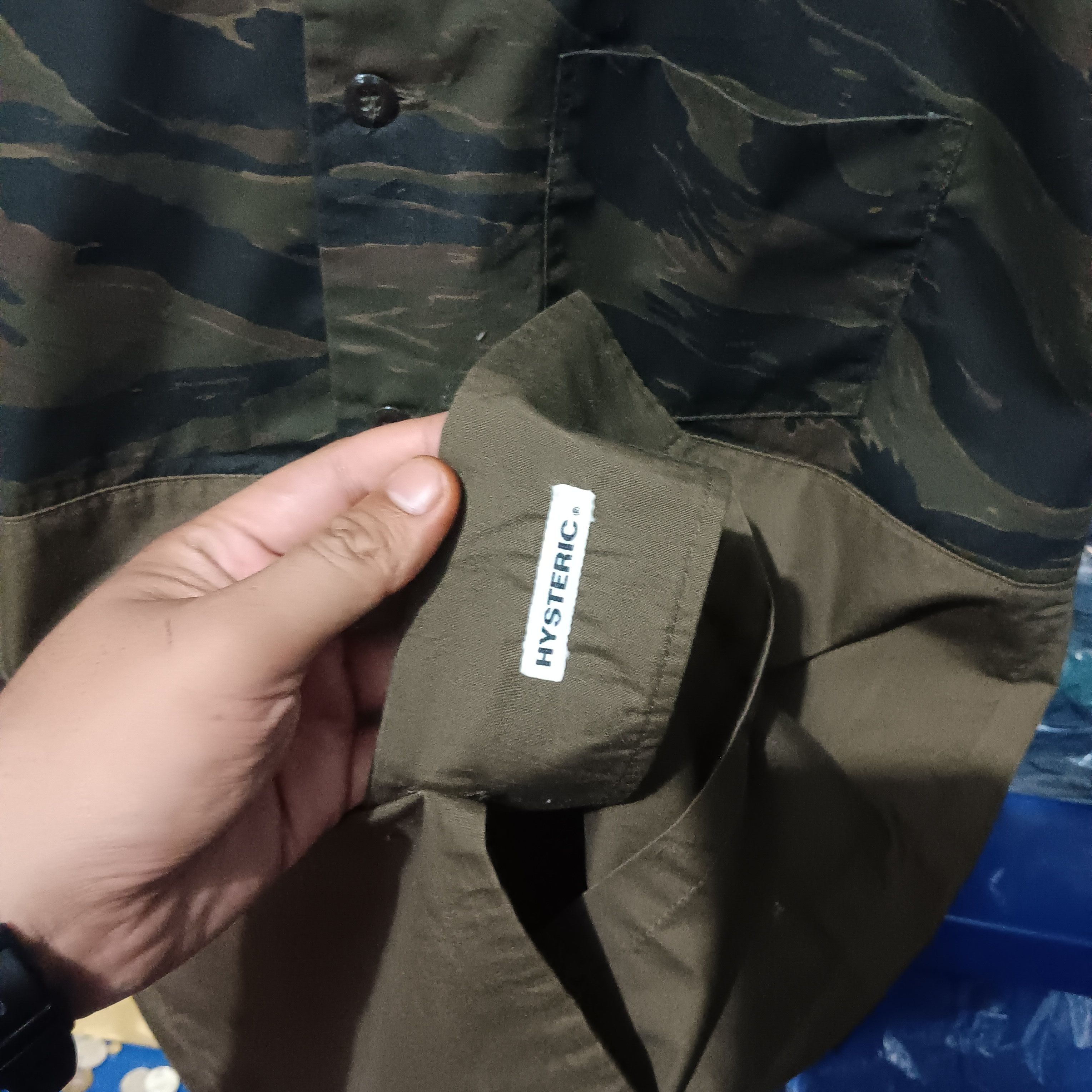 Hysteric Glamour × Japanese Brand Hysteric Glamour Army model shirt button up Size US XL / EU 56 / 4 - 5 Thumbnail