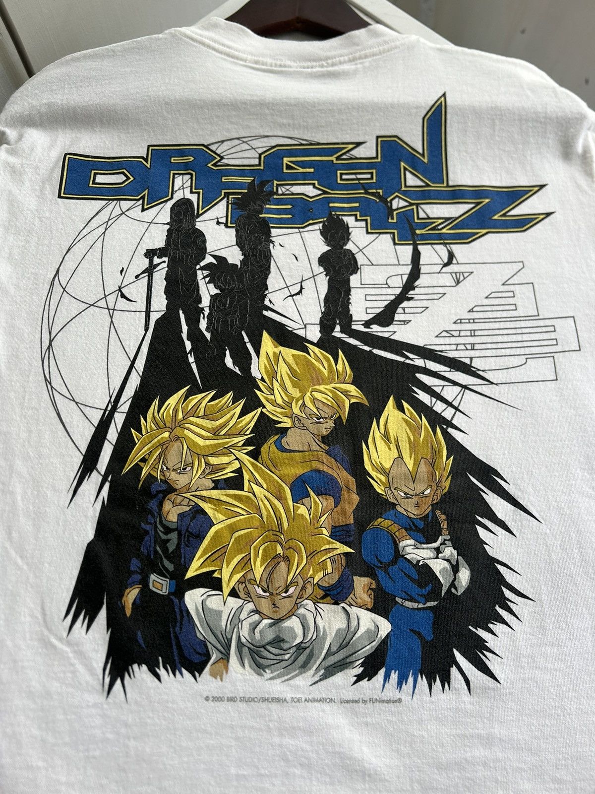 Anime Vintage 2000 DBZ Super Saiyans Dragon Ball Z Anime Tee Size US M / EU 48-50 / 2 - 1 Thumbnail