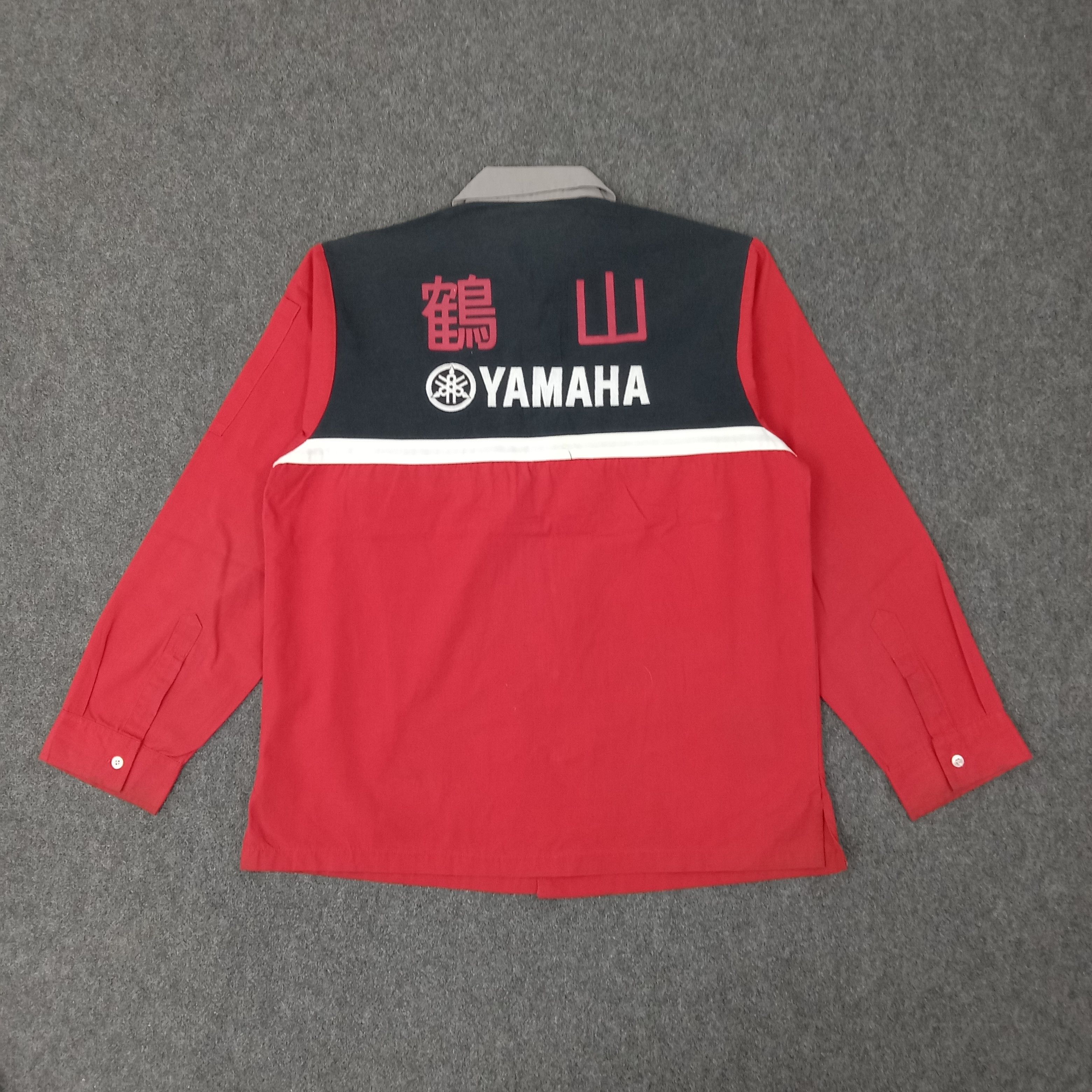 Yamaha YAMAHA Motorsports Racing Bike Button Up Shirt C259N72 Size US M / EU 48-50 / 2 - 1 Thumbnail