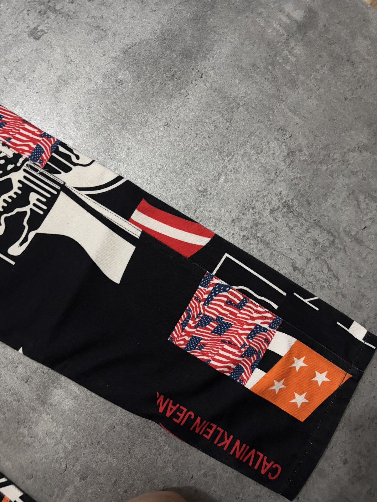 Calvin Klein 205W39NYC Calvin Klein 205W39NYC ALLOVER PRINTED STRAIGHT JEANS BLACK Size US 32 / EU 48 - 14 Thumbnail