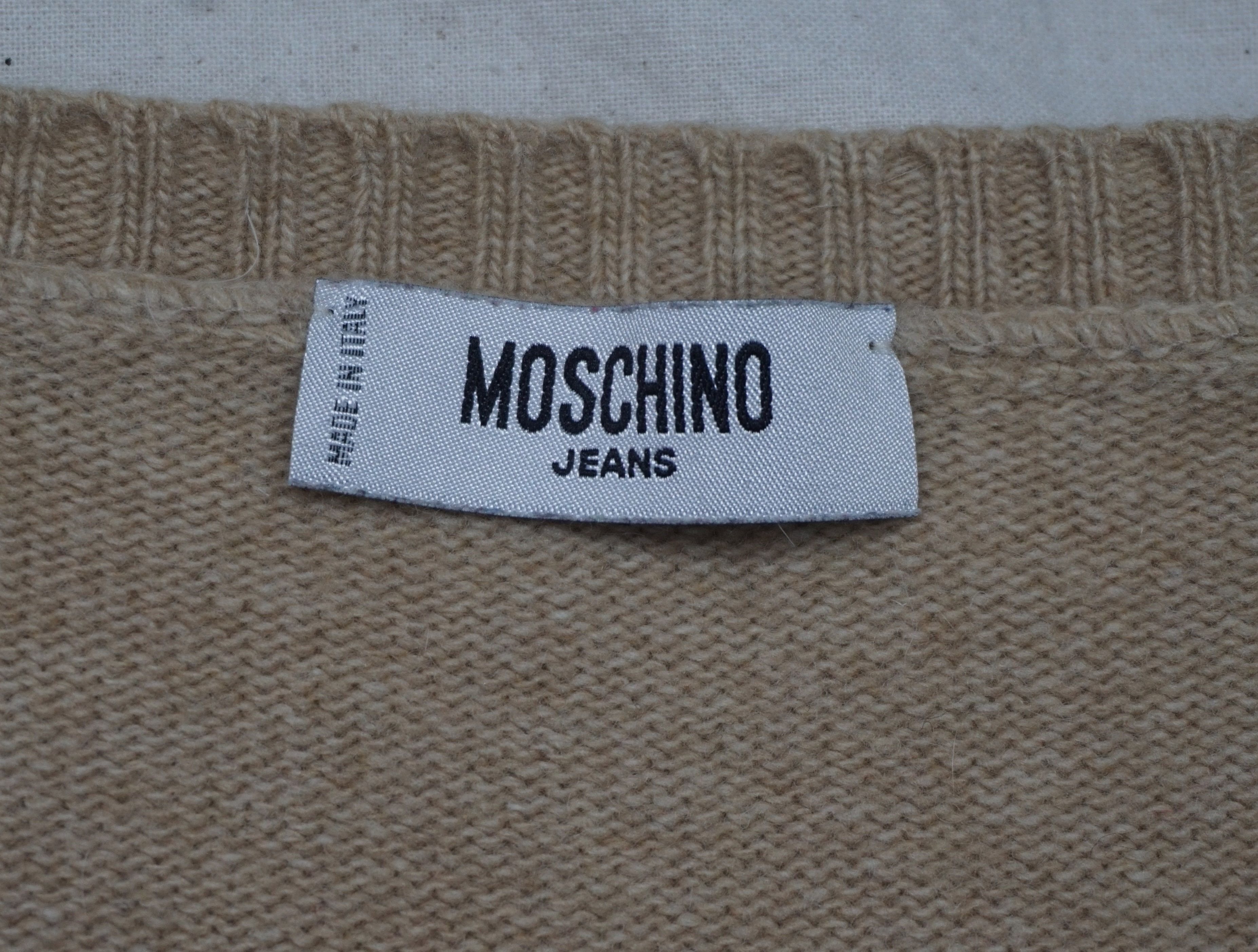 Japanese Brand × Moschino Moschino Jeans Sweater Size US L / EU 52-54 / 3 - 3 Thumbnail