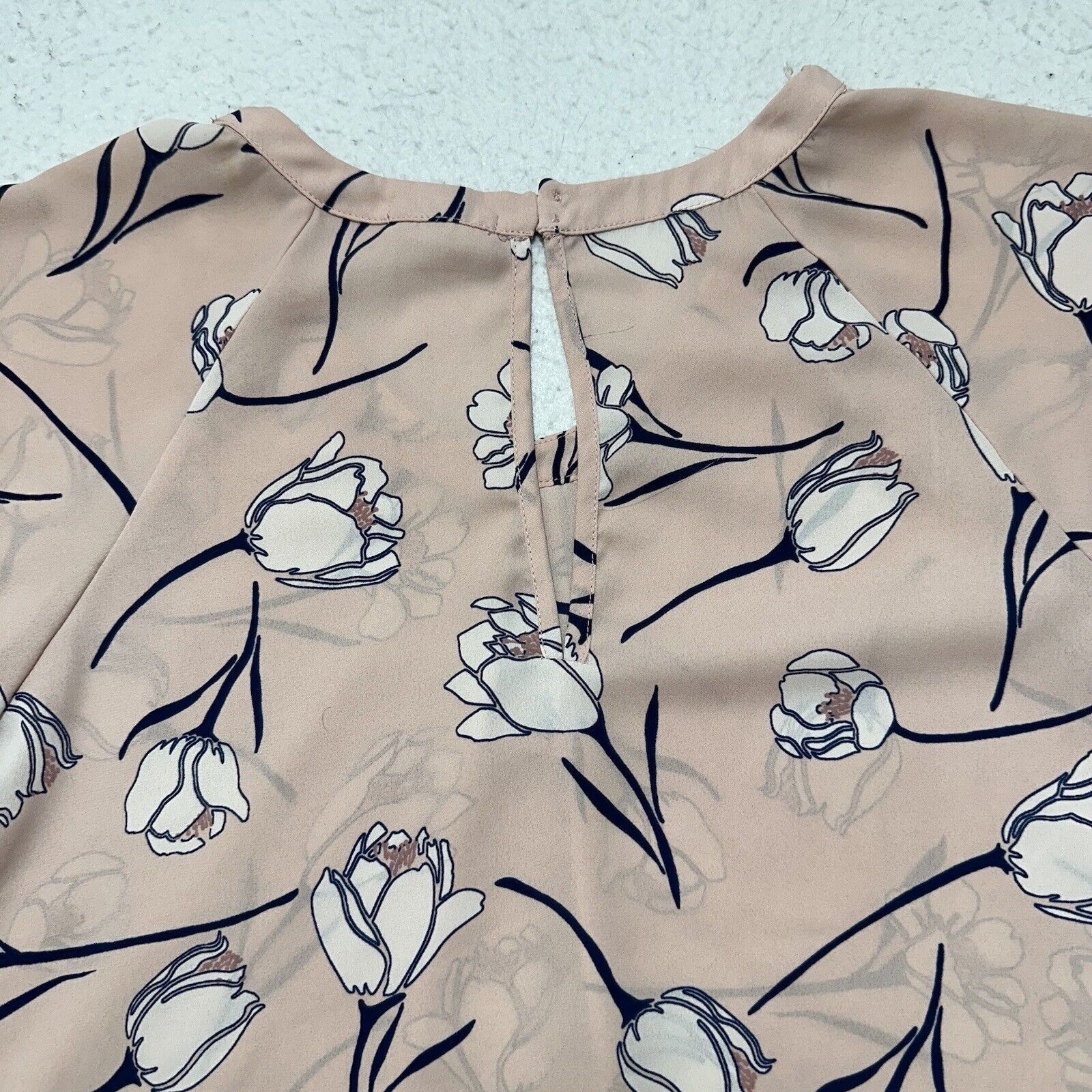 Other Sienna Sky XS Short Sleeve Blouse Pink Floral Top Size XS / US 0-2 / IT 36-38 - 11 Thumbnail