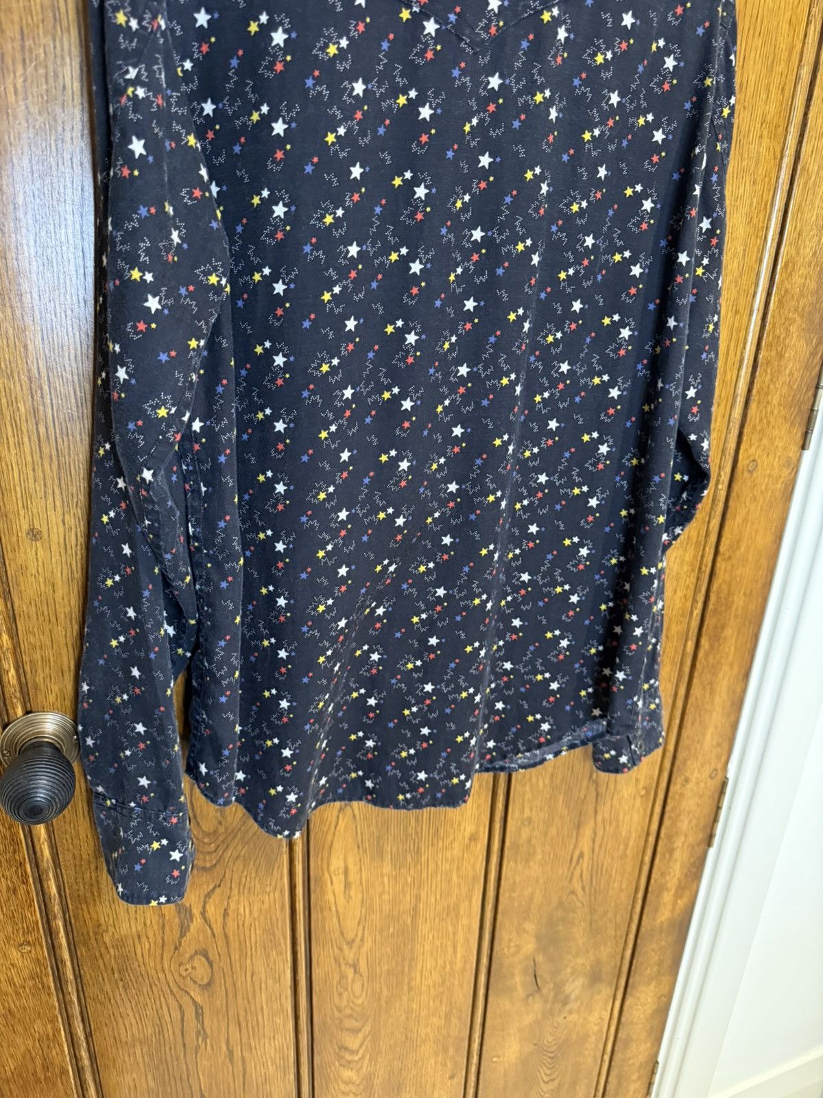 Saint Laurent Paris Saint Laurent star print western black shirt Size US M / EU 48-50 / 2 - 18 Thumbnail