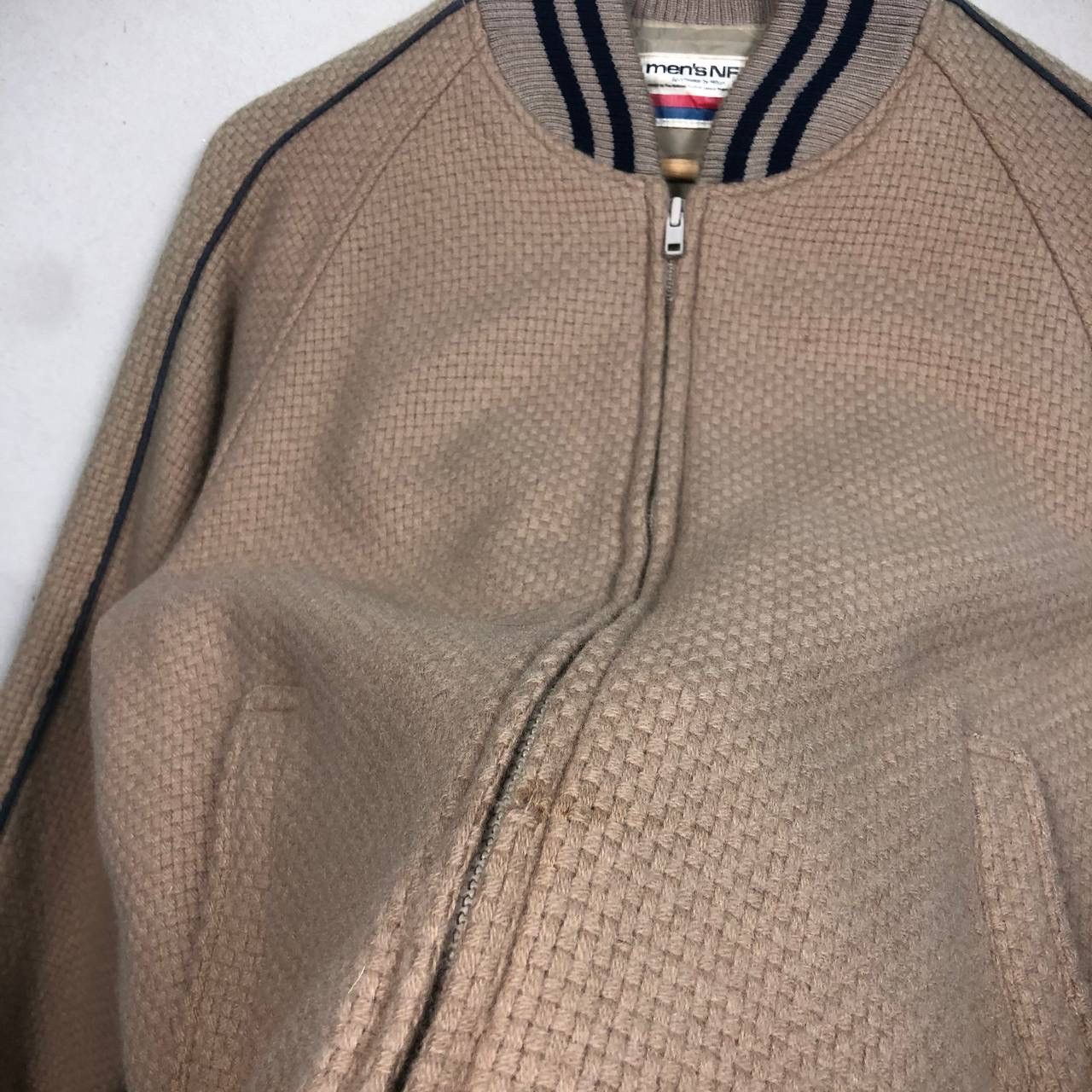 MLB × NFL Vintage 90’s NFL Hilton Varsity Jacket Full Zipper Brown Size US M / EU 48-50 / 2 - 7 Thumbnail
