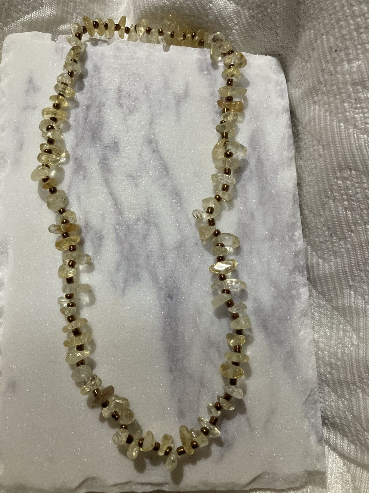 Other Citrine chip beaded necklace Size ONE SIZE - 1 Preview