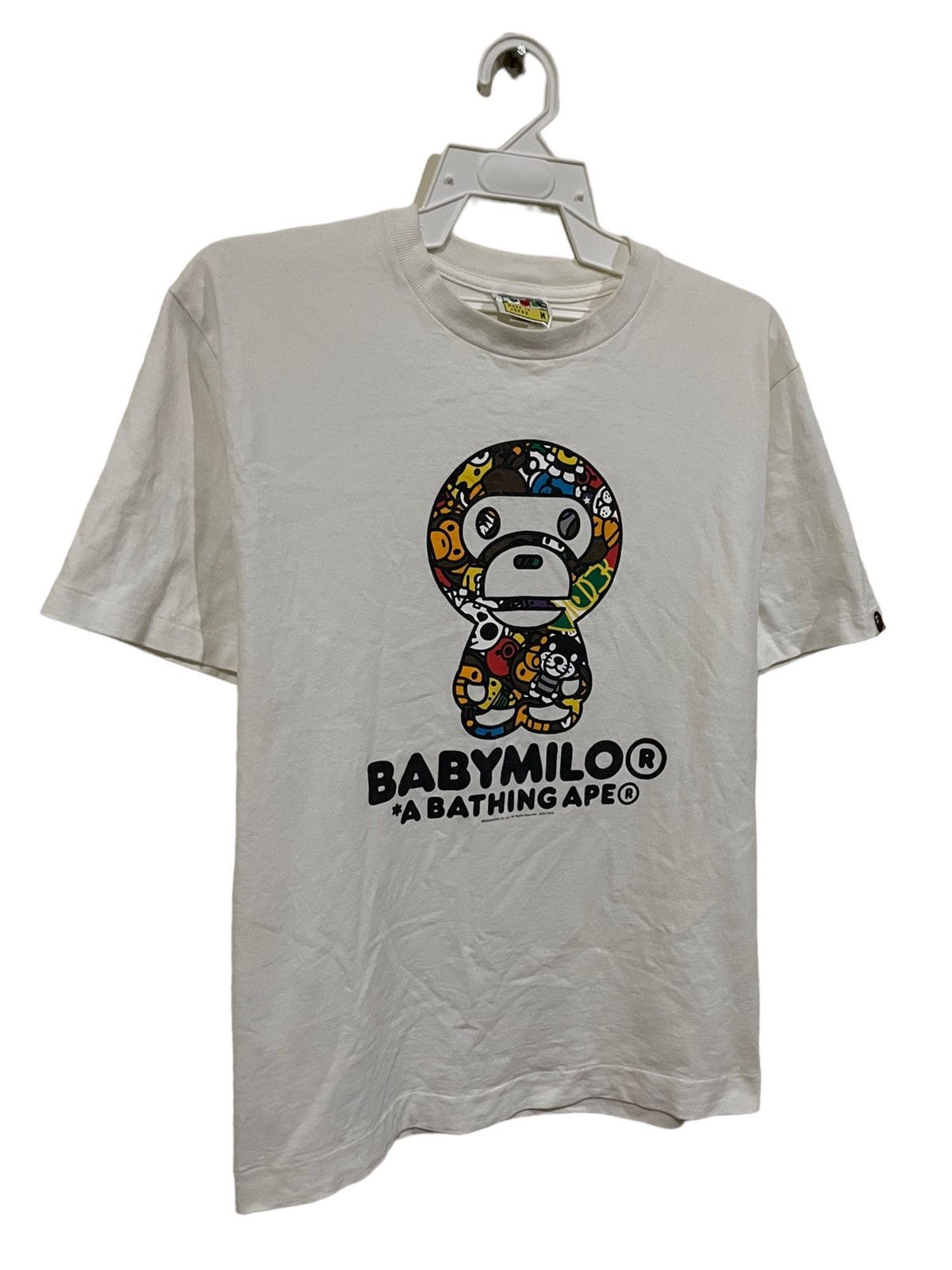 Bape VTG Babymilo A Bathing Ape Safari Tee Single Stitch Size M Size US M / EU 48-50 / 2 - 7 Thumbnail