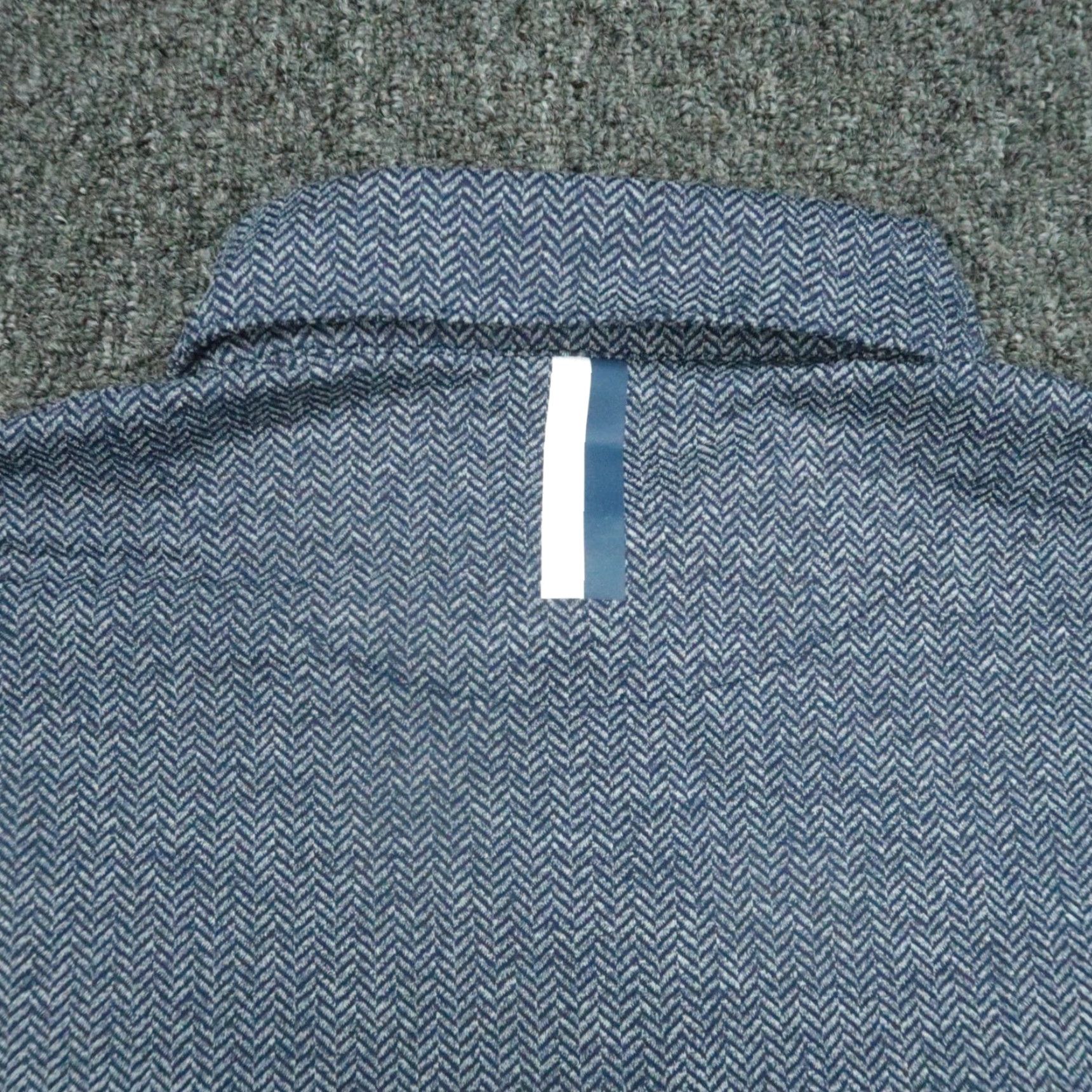 Vintage Rhoback Shirt Men Medium Blue Herringbone Performance Golf Polo Short Sleeve Size US M / EU 48-50 / 2 - 5 Thumbnail