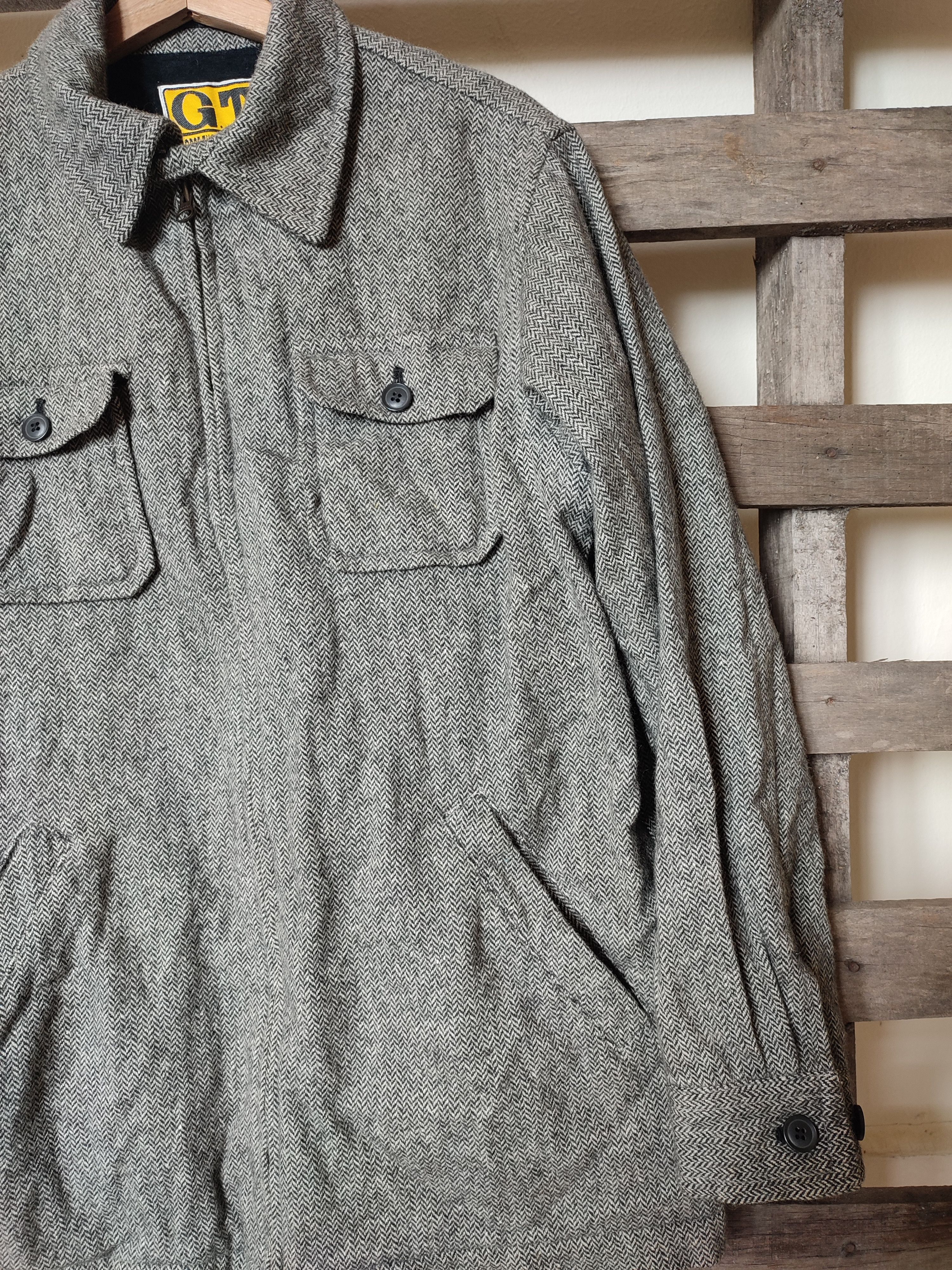 Japanese Brand VINTAGE GEORGE THOMAS HAWKINS MULTI POCKET WOOL JACKET Size US M / EU 48-50 / 2 - 5 Thumbnail