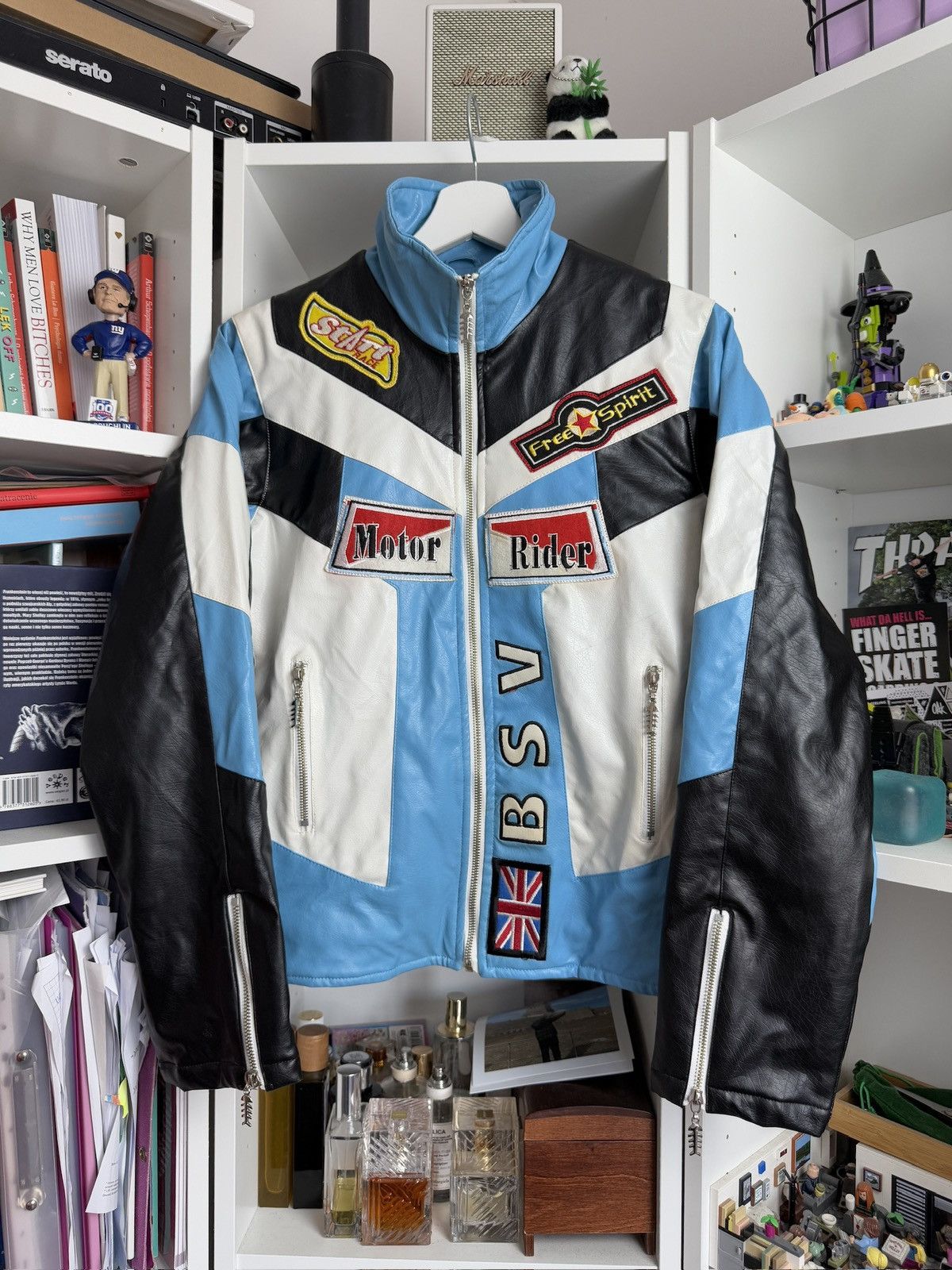 Other Vintage y2k moto biker cropped racing jacket M trend archive Size US M / EU 48-50 / 2 - 1 Thumbnail