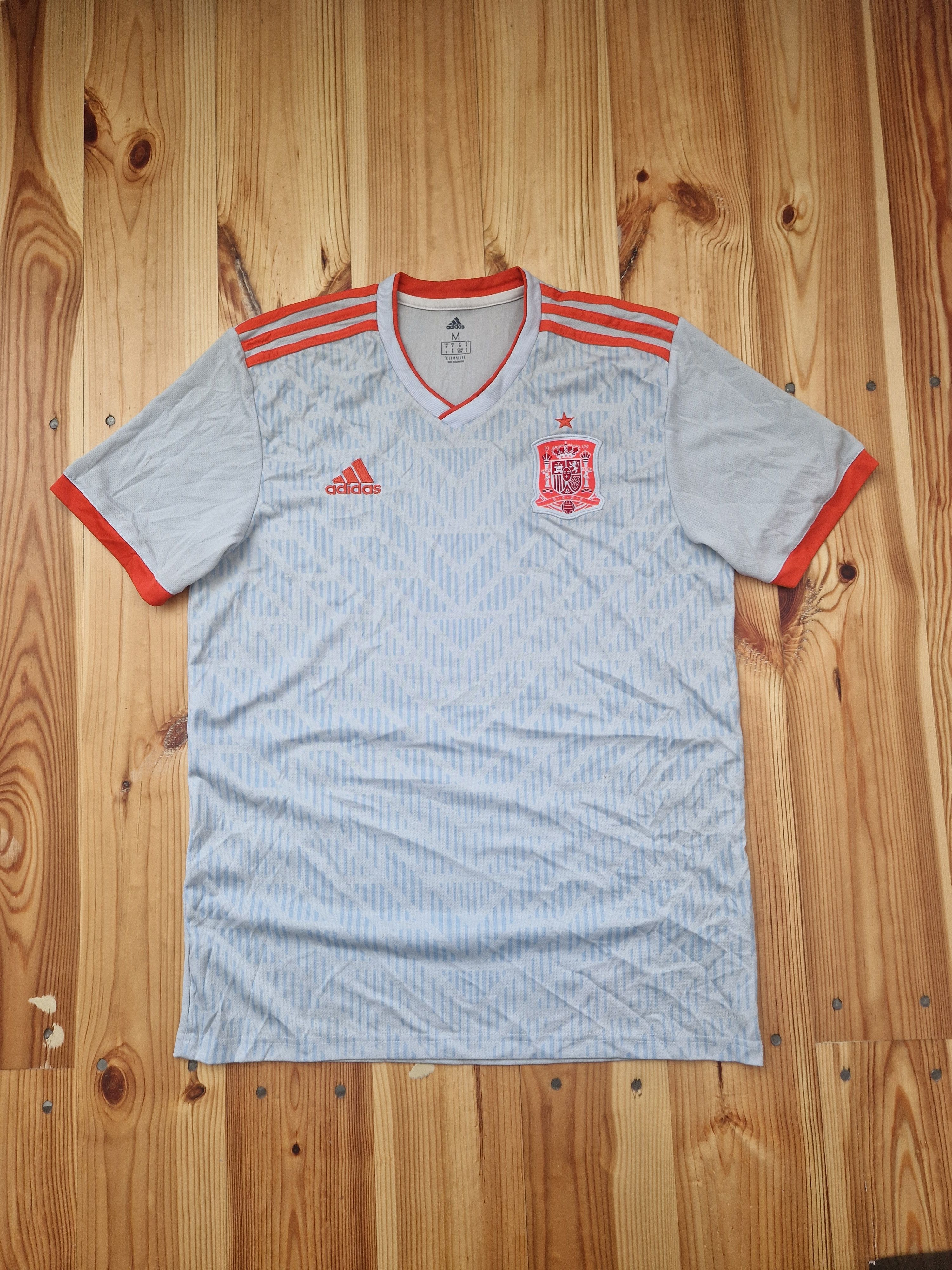 Adidas Spain 2018/19 Away Jersey Adidas BR2697 World Cup Football Size US M / EU 48-50 / 2 - 2 Thumbnail