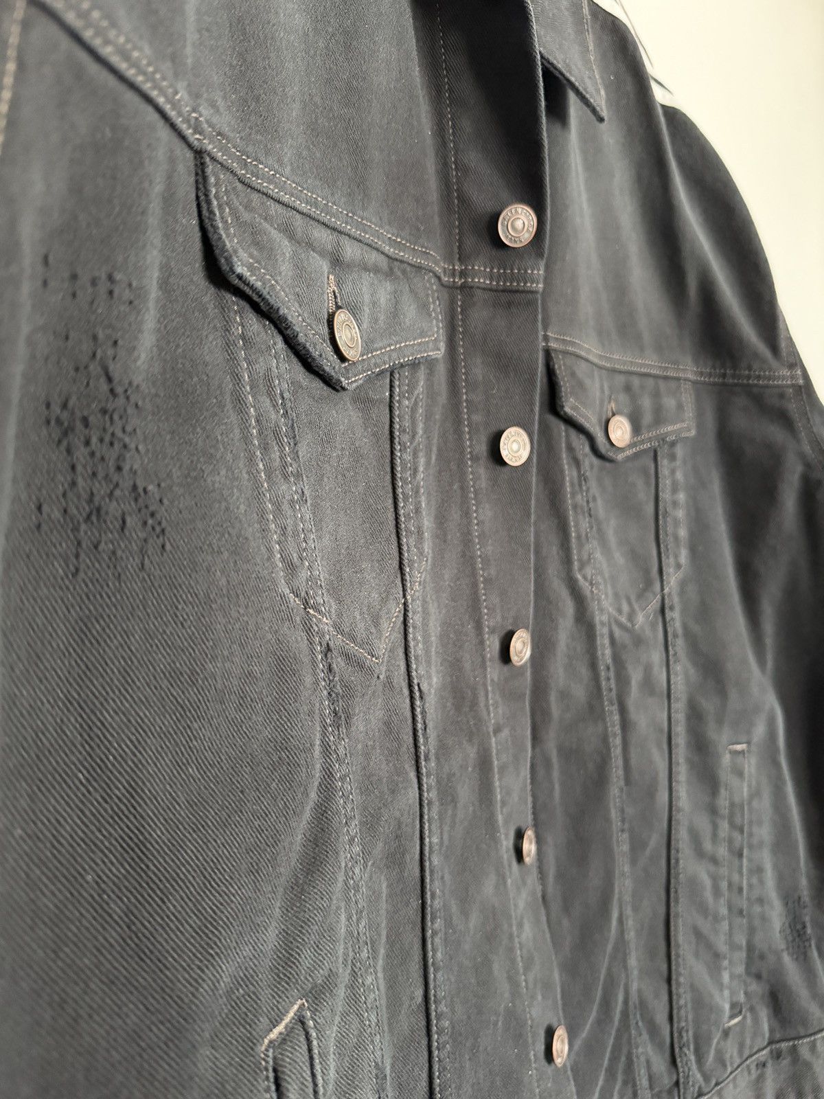 Adidas × Balenciaga Balenciaga x Adidas Black Denim Jacket Size 2 NWT Size US L / EU 52-54 / 3 - 12 Thumbnail