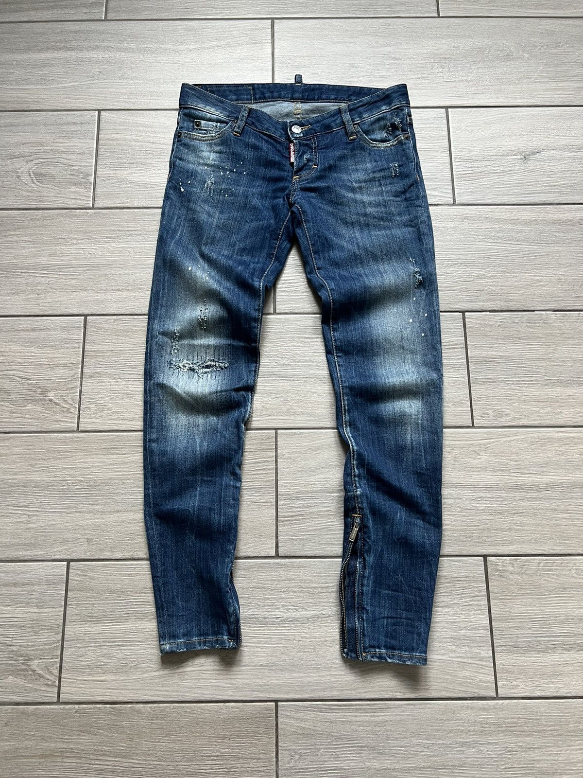 Dsquared2 Dsquared2 Skinny Blue Denim Jeans Pants 40 Size Size 40" / US 18 - 3 Thumbnail