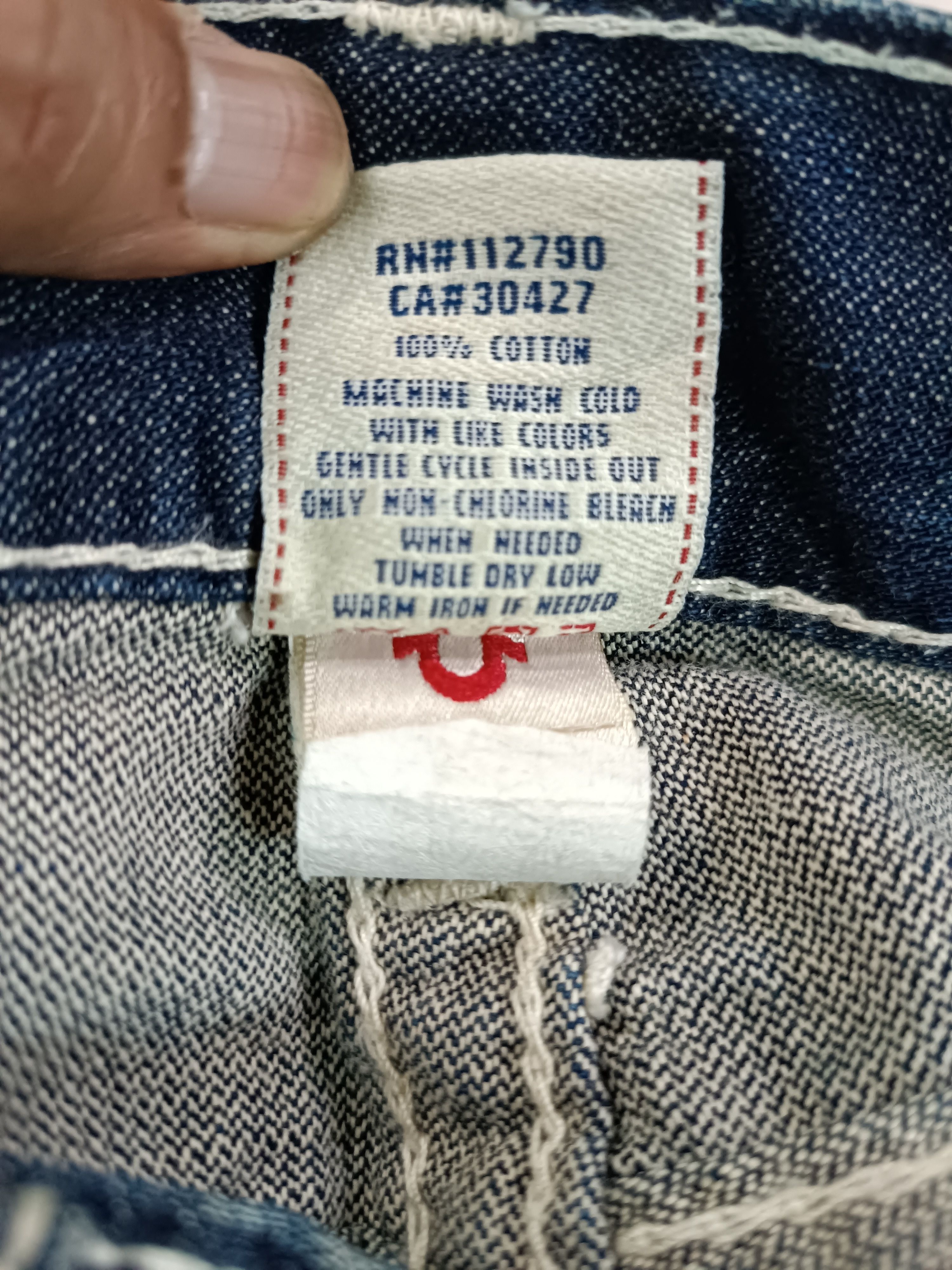 True Religion Vintage 2000 True Religion Billy Big T Grunge Flare Jeans Size US 30 / EU 46 - 21 Thumbnail